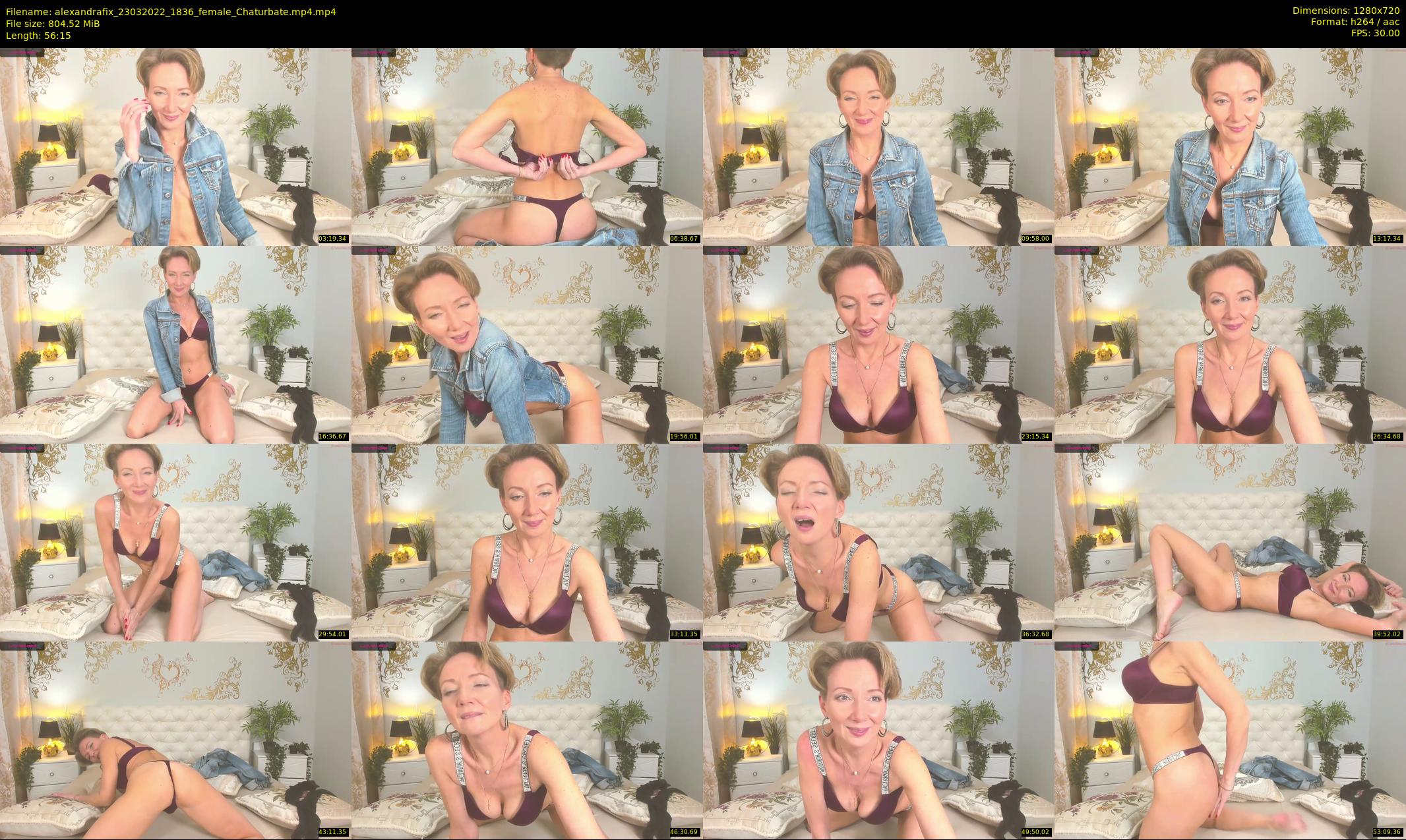 alexandrafix — 57 minute Chaturbate female cam show recording, 720p, Mar 23, 2022