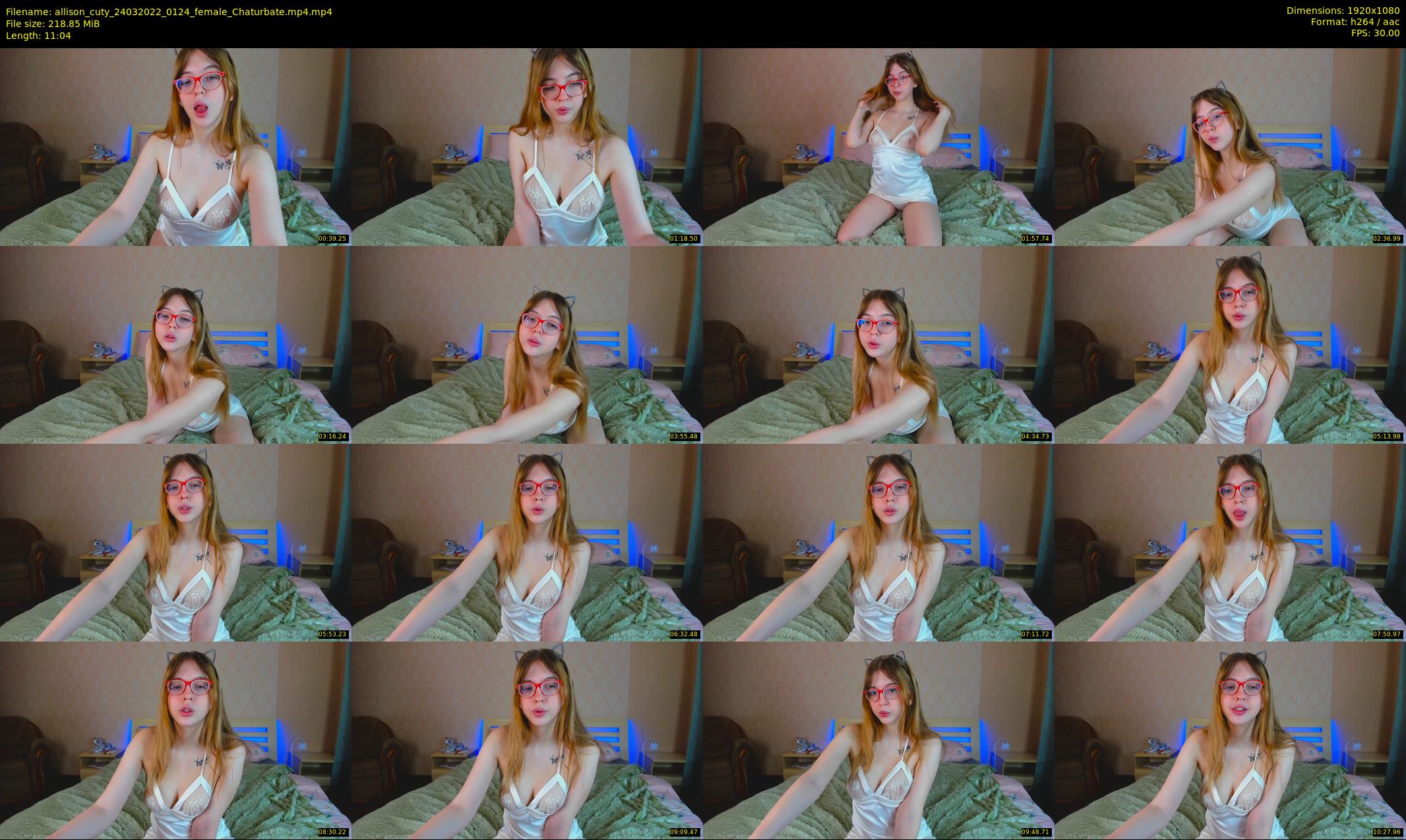allison_cuty — 12 minute Chaturbate female cam show recording, 1080p, Mar 24, 2022