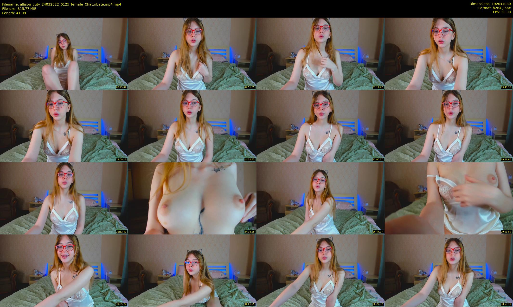 allison_cuty — 42 minute Chaturbate female cam show recording, 1080p, Mar 24, 2022
