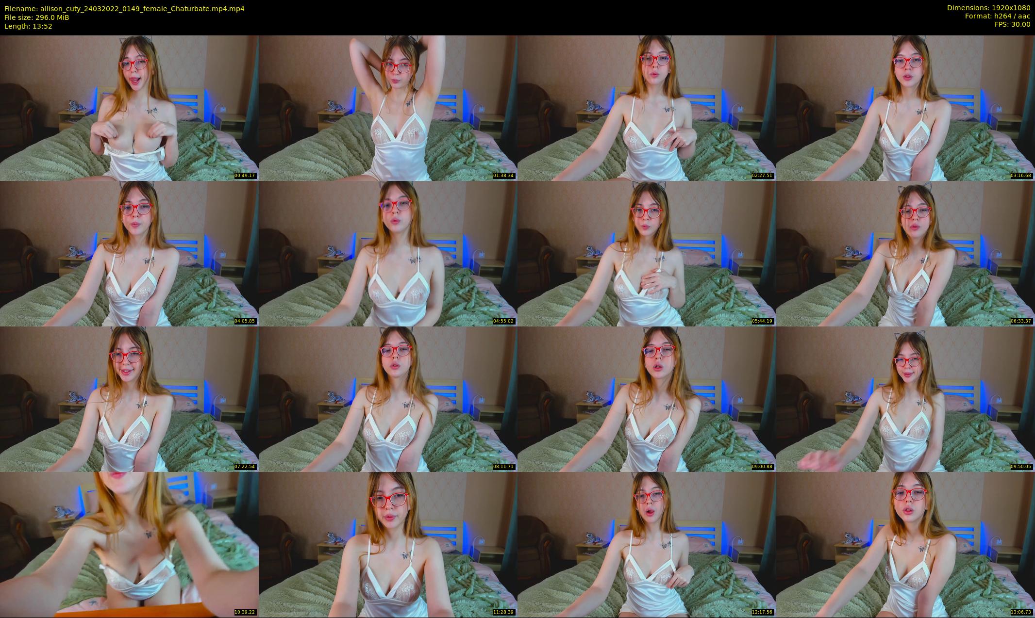 allison_cuty — 14 minute Chaturbate female cam show recording, 1080p, Mar 24, 2022