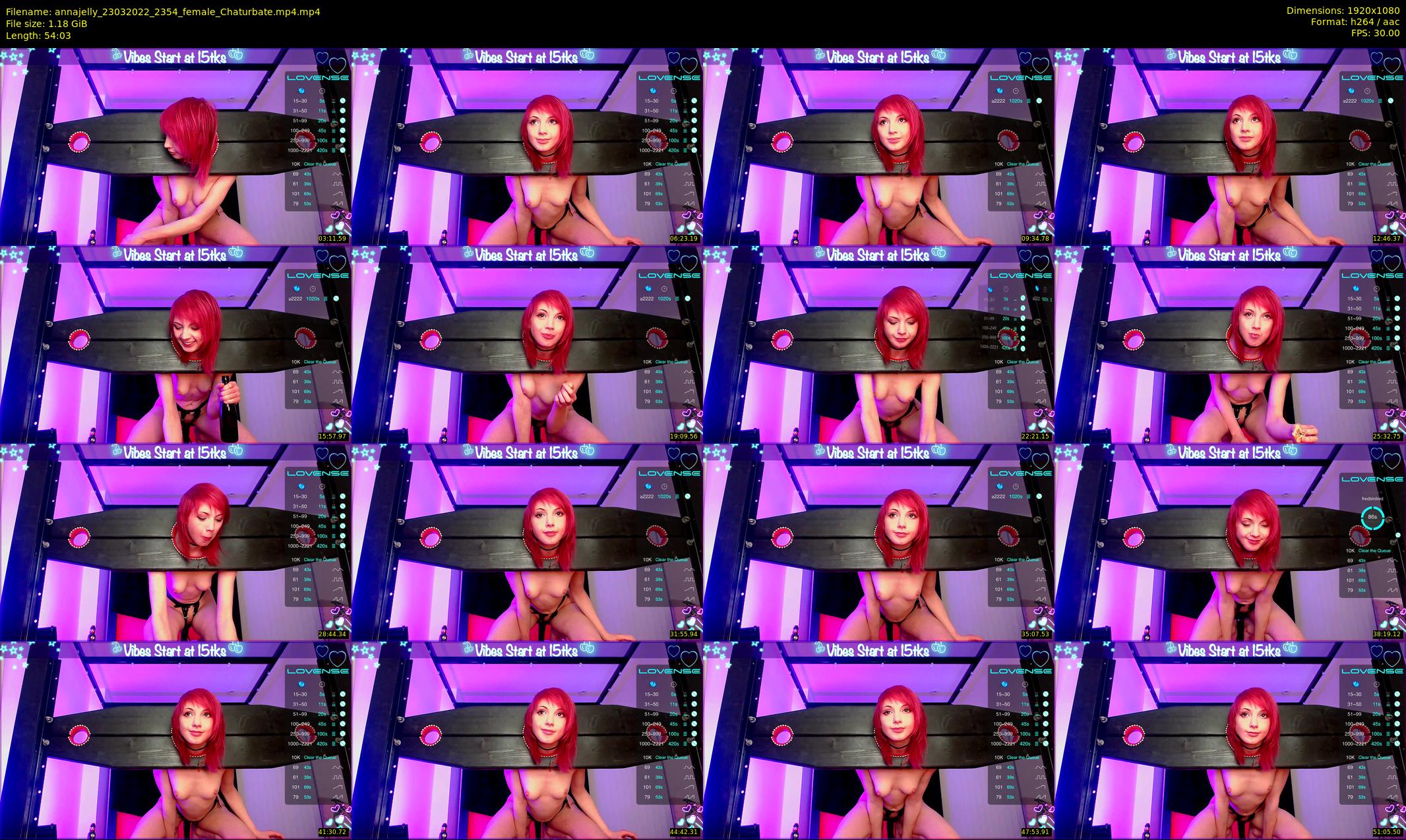 annajelly — 55 minute Chaturbate couple cam show recording, 1080p, Mar 23, 2022