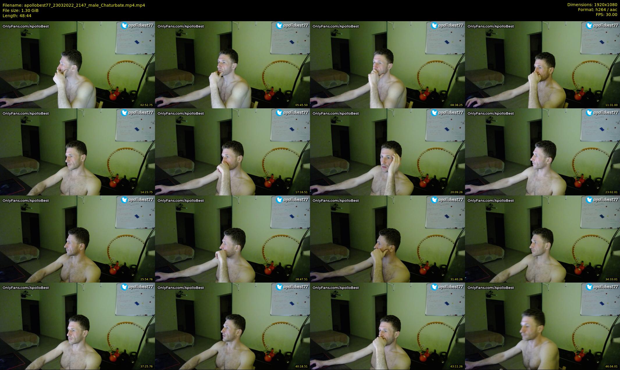 apollobest77 — 49 minute Chaturbate male cam show recording, 1080p, Mar 23, 2022