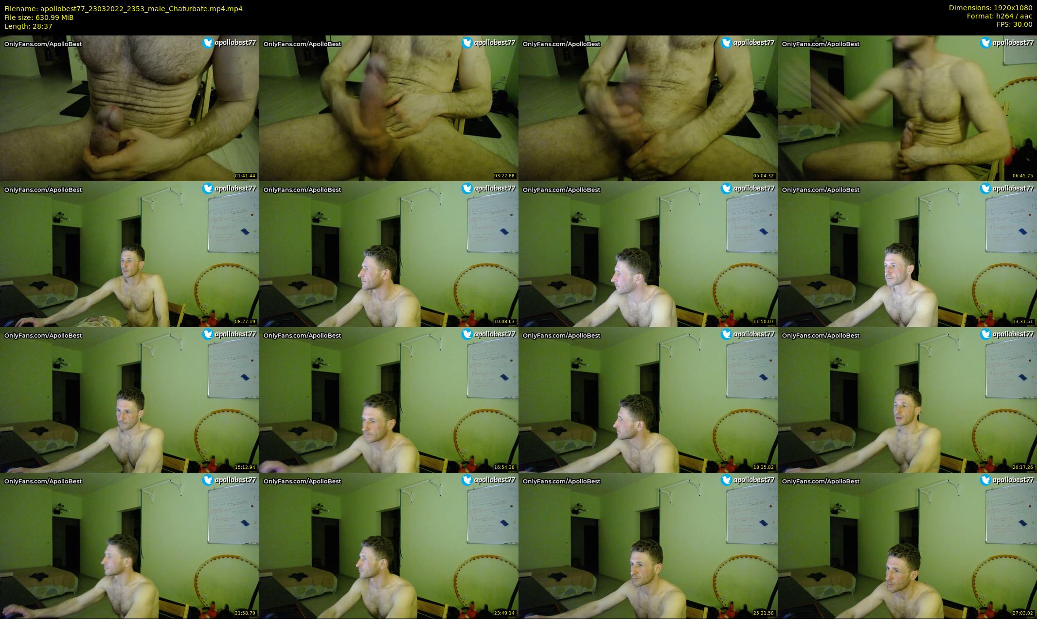 apollobest77 — 29 minute Chaturbate male cam show recording, 1080p, Mar 23, 2022