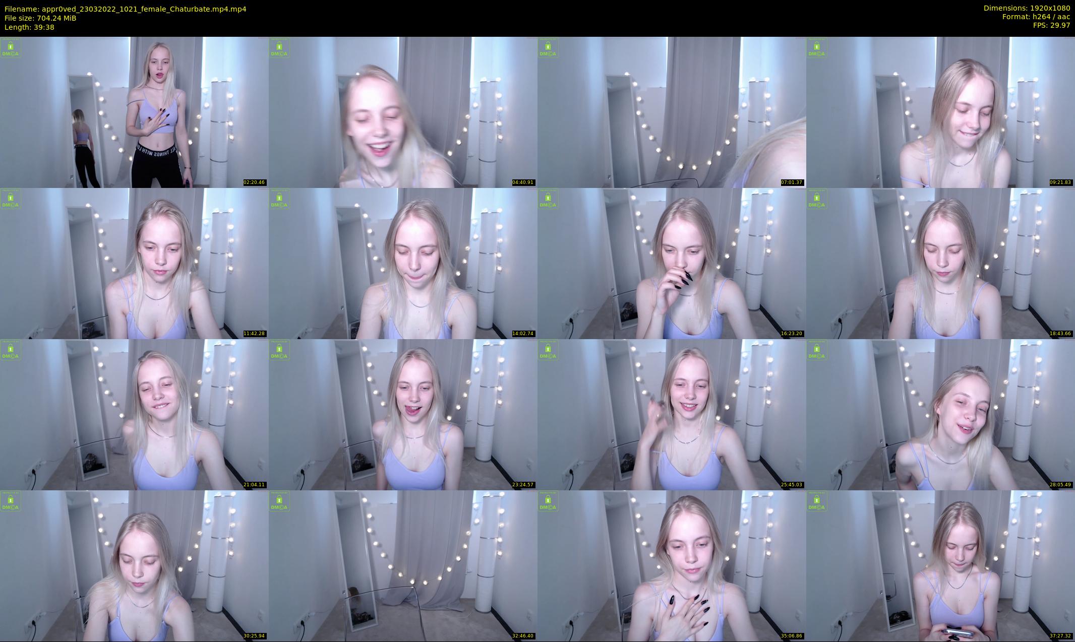 appr0ved — 40 minute Chaturbate female cam show recording, 1080p, Mar 23, 2022