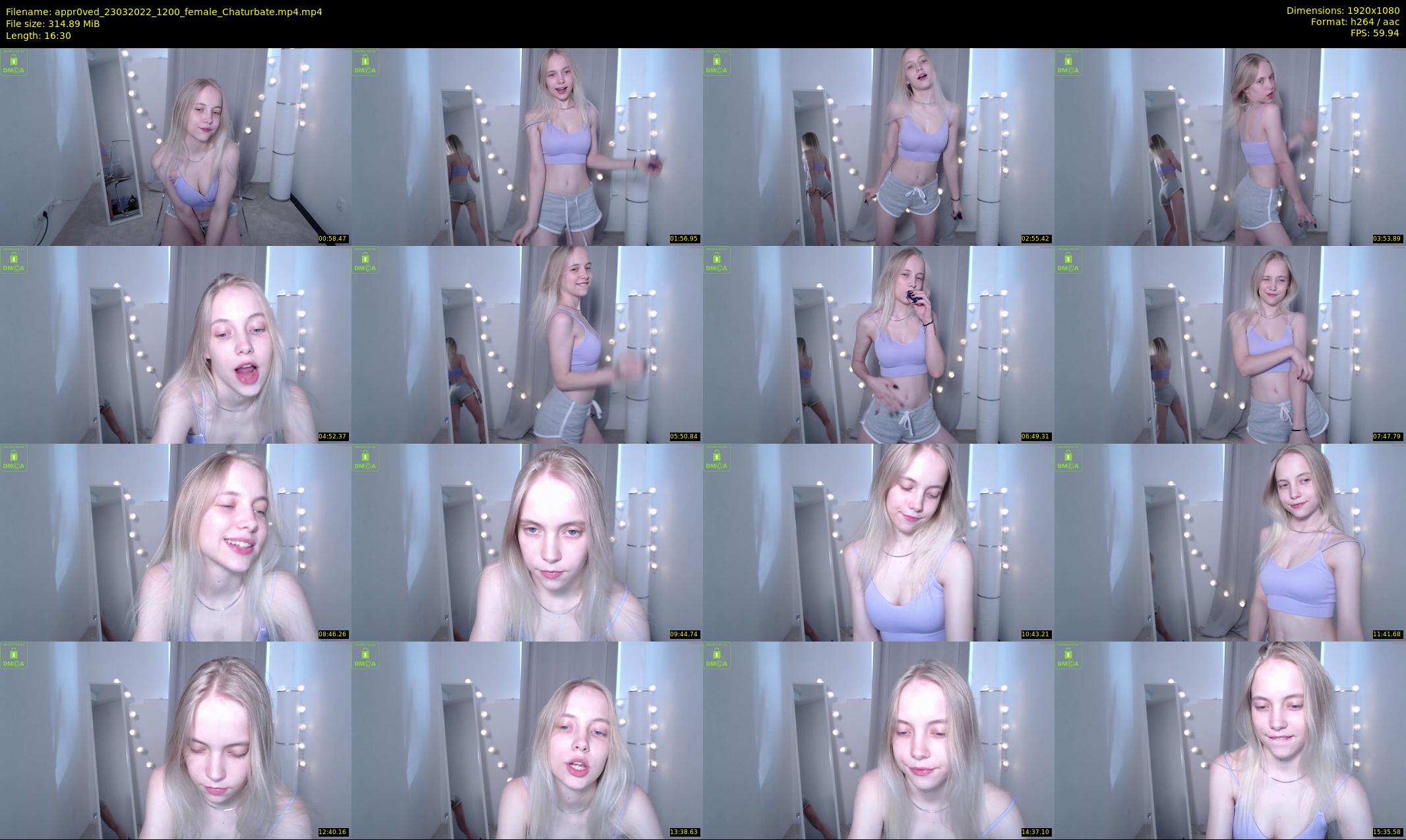 appr0ved — 17 minute Chaturbate female cam show recording, 1080p, Mar 23, 2022