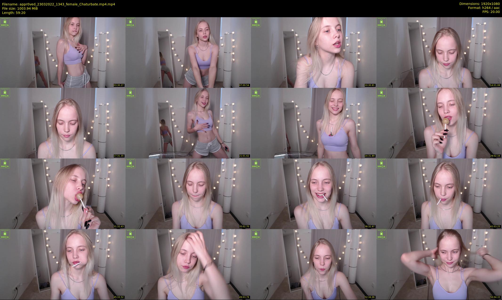 appr0ved — 60 minute Chaturbate female cam show recording, 1080p, Mar 23, 2022