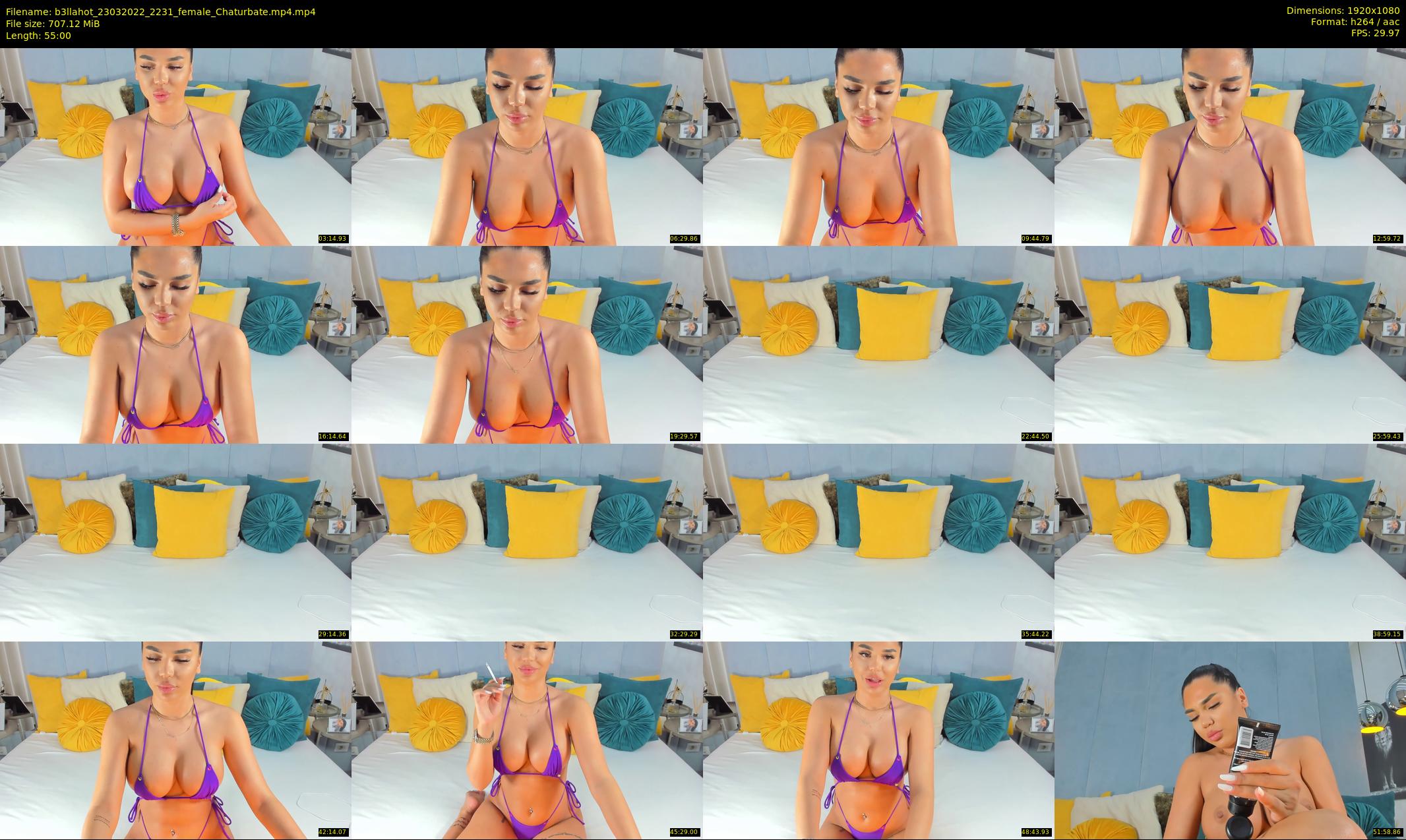 b3llahot — 55 minute Chaturbate female cam show recording, 1080p, Mar 23, 2022