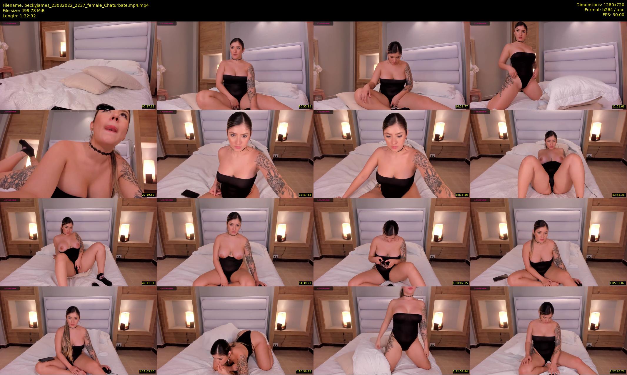 beckyjames — 93 minute Chaturbate female cam show recording, 720p, Mar 23, 2022