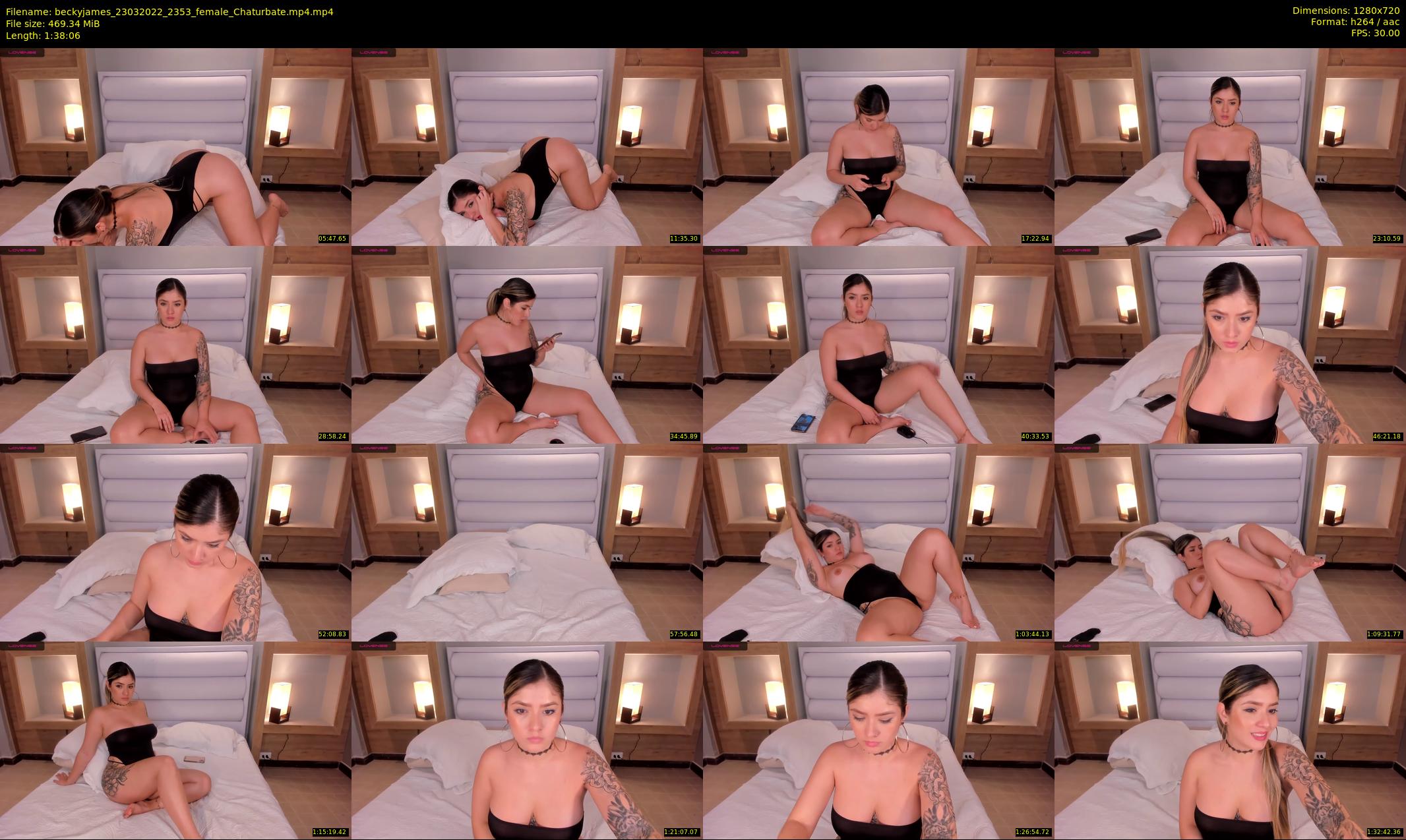 beckyjames — 99 minute Chaturbate female cam show recording, 720p, Mar 23, 2022