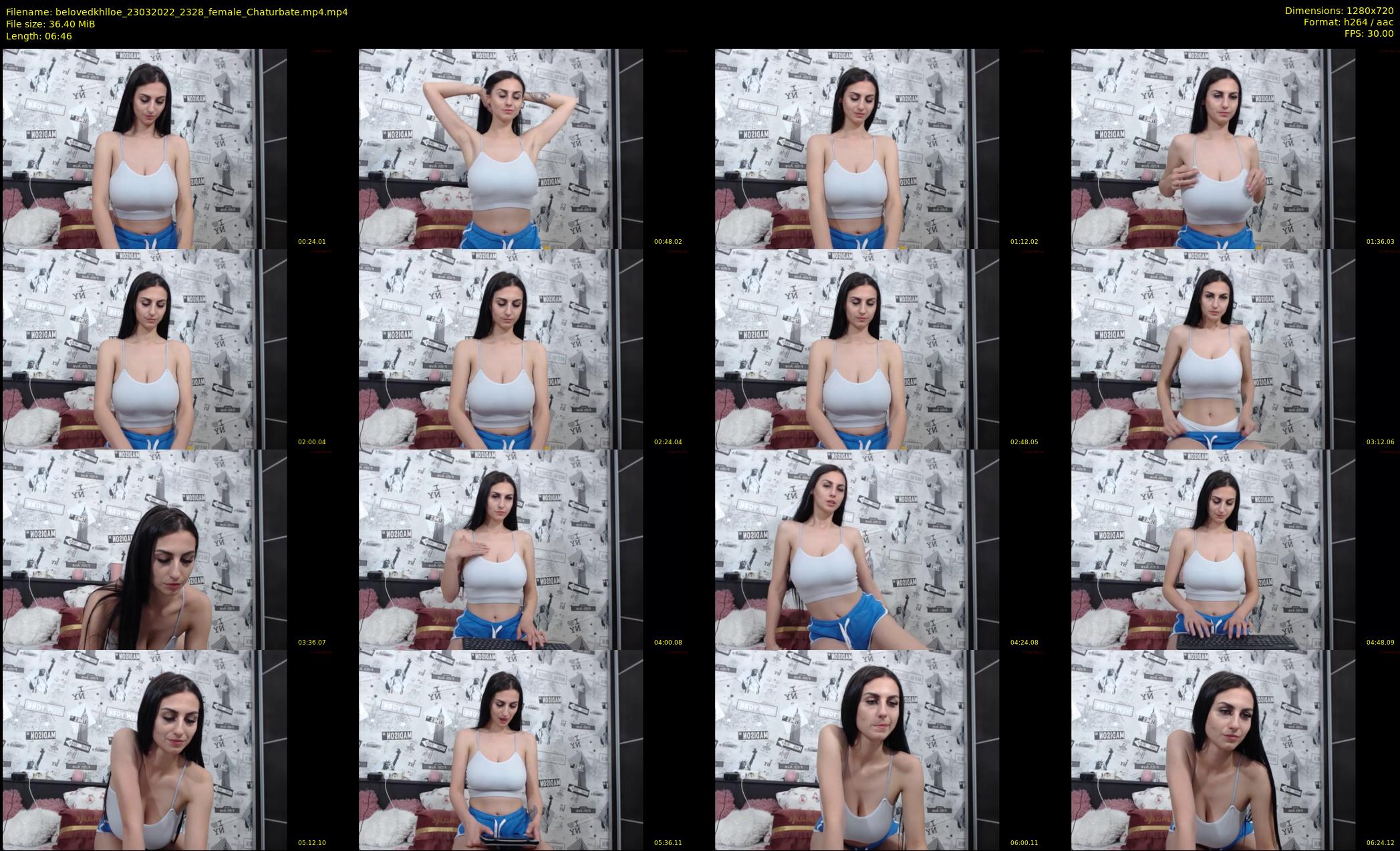 belovedkhlloe — 7 minute Chaturbate female cam show recording, 720p, Mar 23, 2022