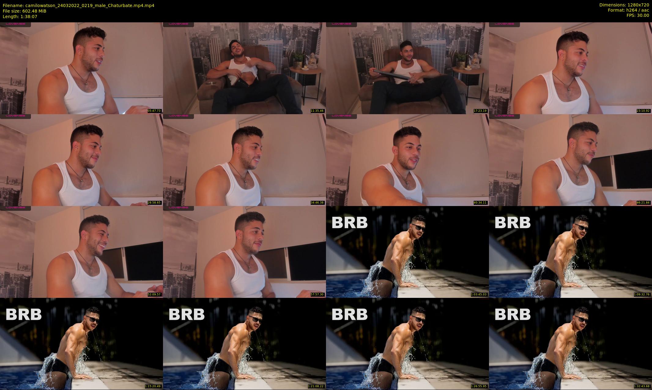 camilowatson — 99 minute Chaturbate male cam show recording, 720p, Mar 24, 2022