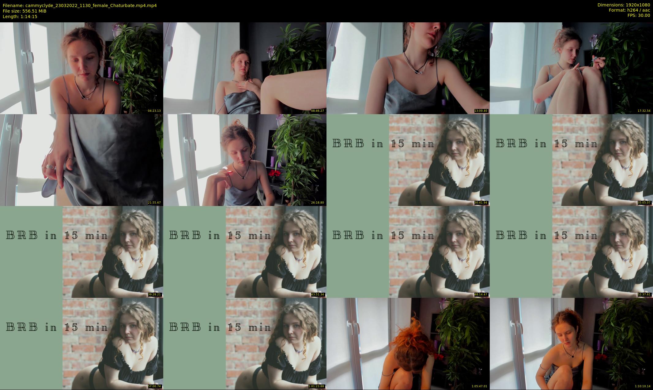 cammyclyde — 75 minute Chaturbate female cam show recording, 1080p, Mar 23, 2022