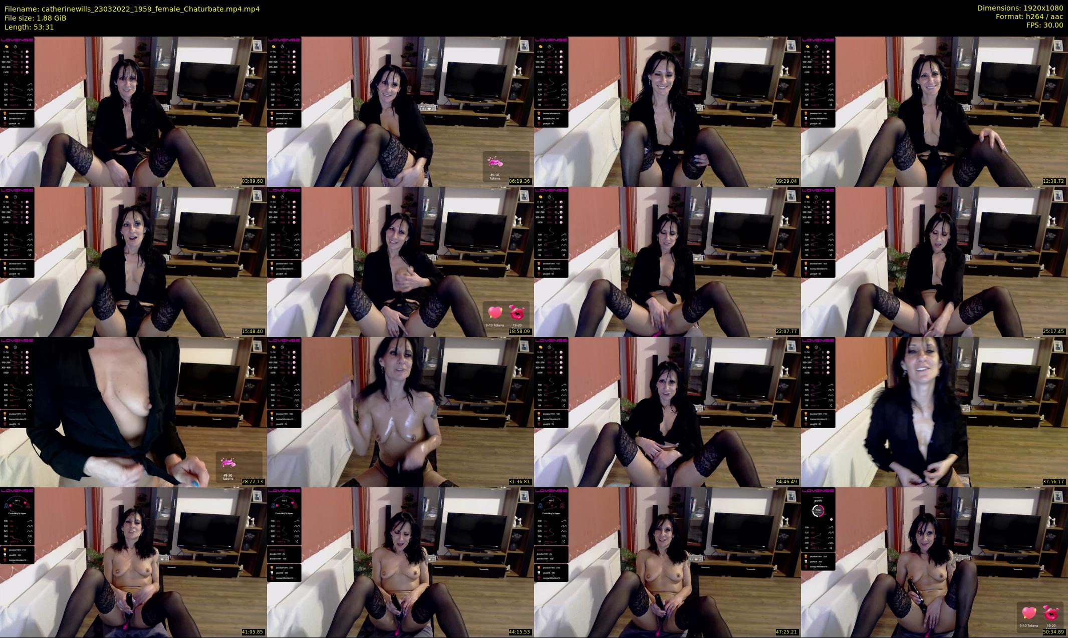 catherinewills — 54 minute Chaturbate female cam show recording, 1080p, Mar 23, 2022