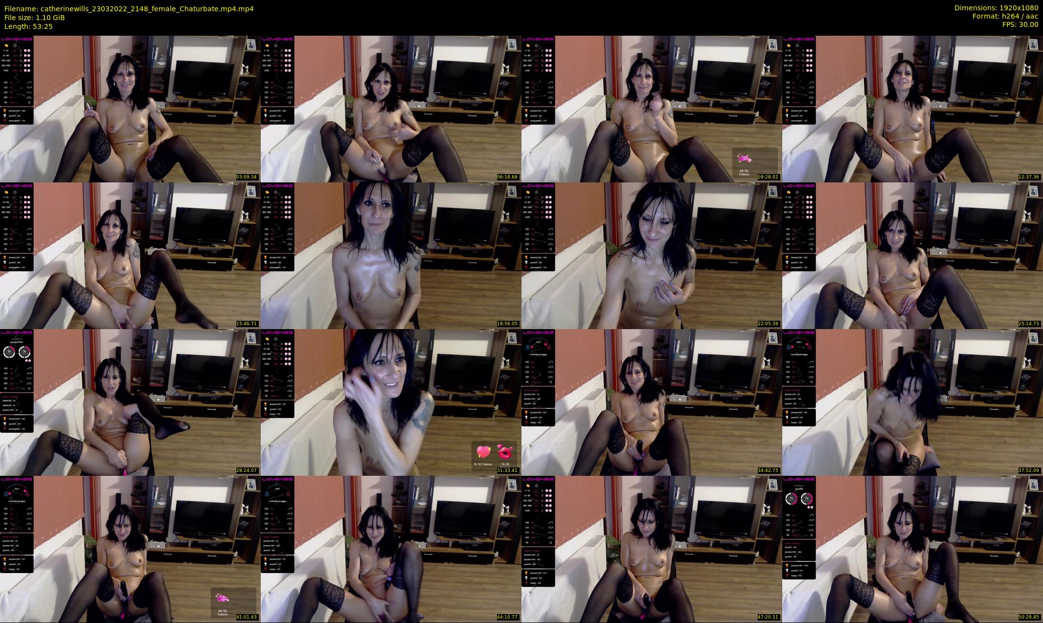 catherinewills — 54 minute Chaturbate female cam show recording, 1080p, Mar 23, 2022