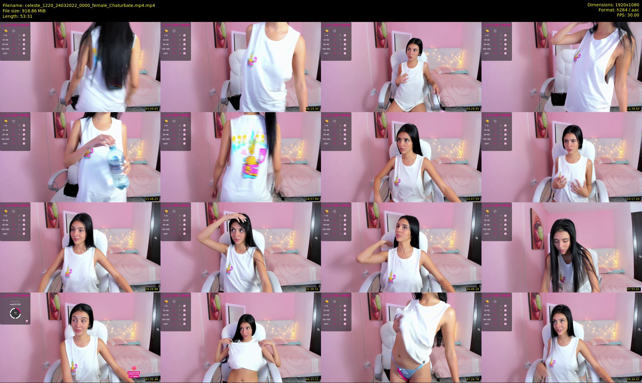 celeste_1220 — 54 minute Chaturbate female cam show recording, 1080p, Mar 24, 2022