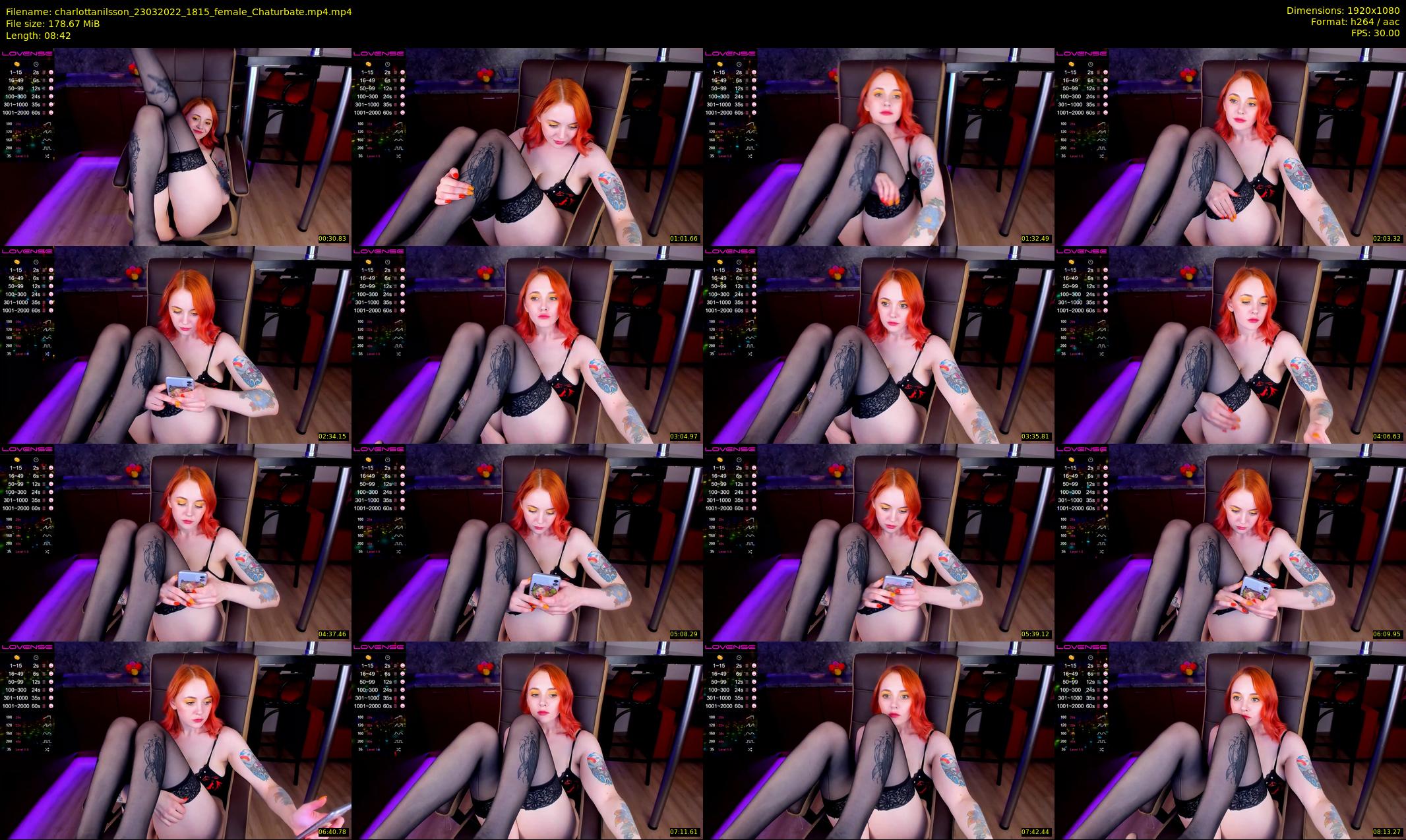 charlottanilsson — 9 minute Chaturbate female cam show recording, 1080p, Mar 23, 2022