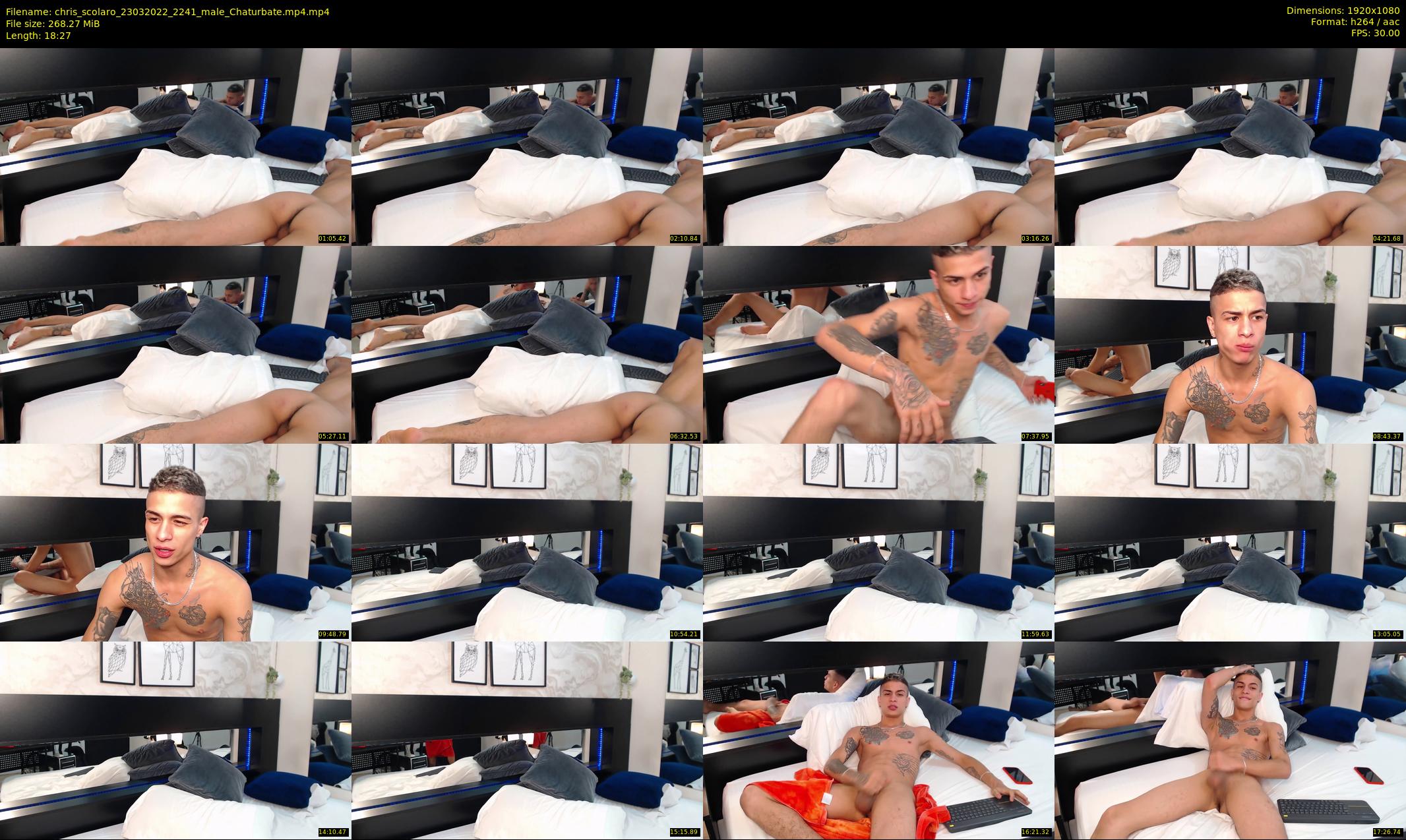 chris_scolaro — 19 minute Chaturbate male cam show recording, 1080p, Mar 23, 2022