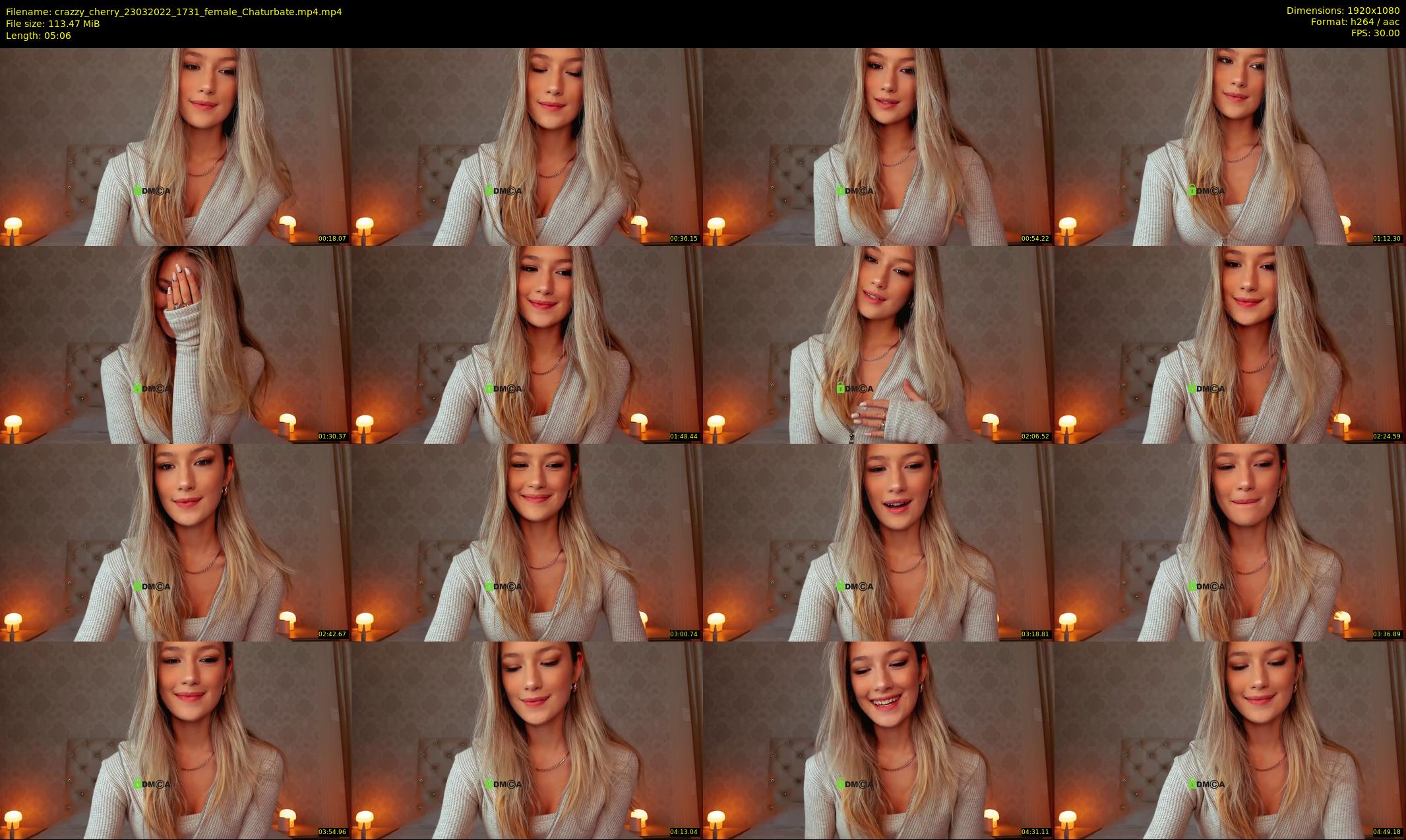 crazzy_cherry — 6 minute Chaturbate female cam show recording, 1080p, Mar 23, 2022