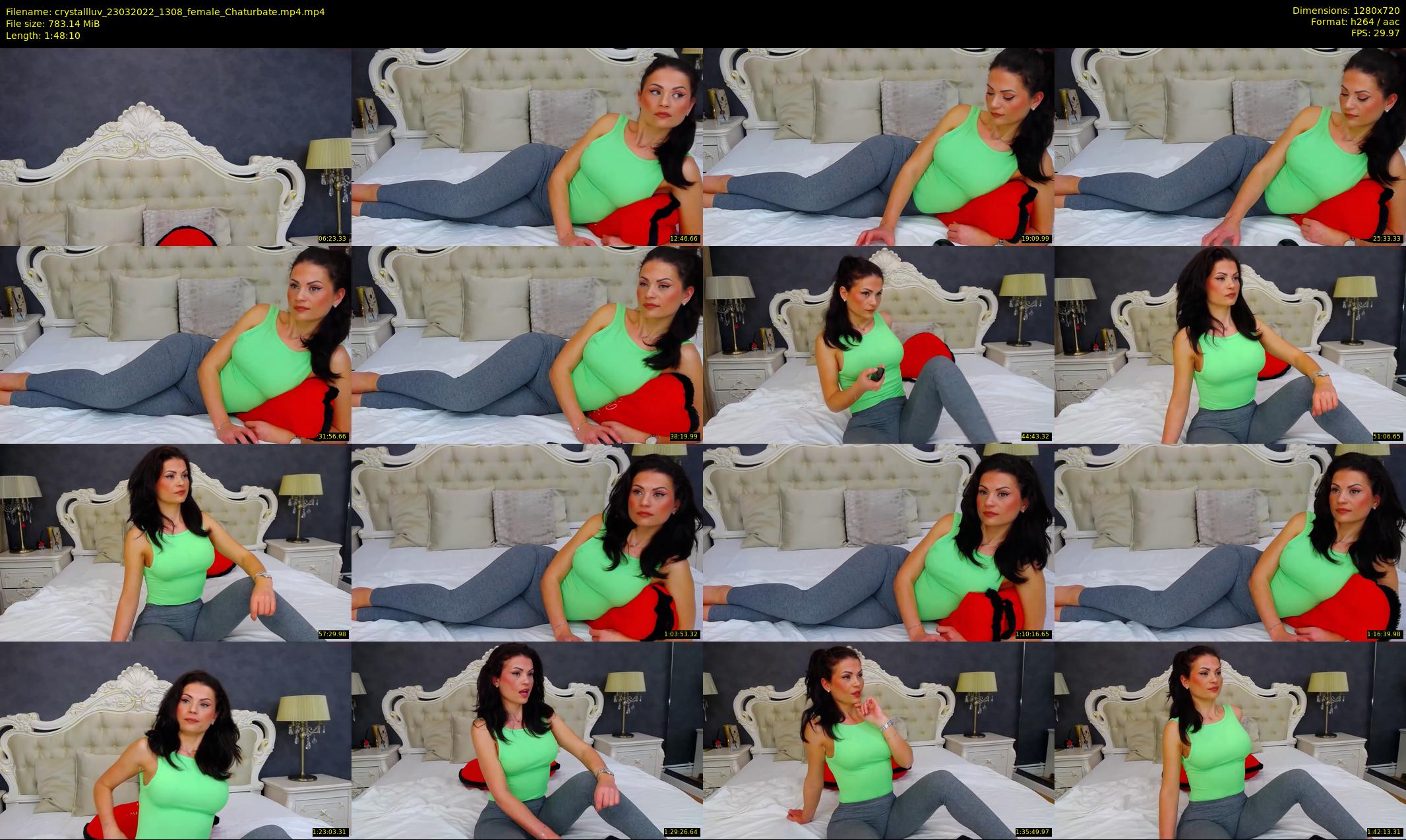 crystallluv — 109 minute Chaturbate female cam show recording, 720p, Mar 23, 2022