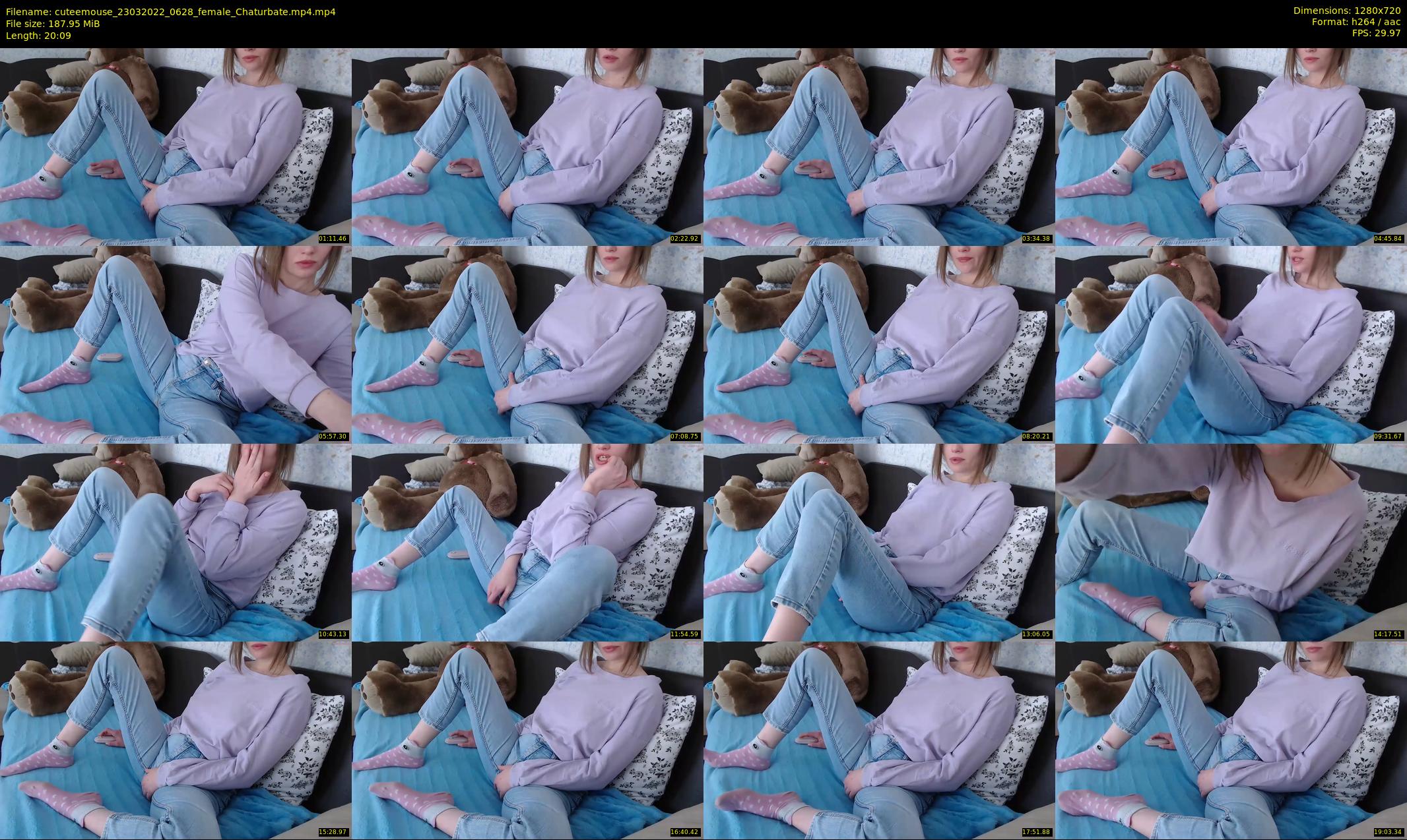 cuteemouse — 21 minute Chaturbate female cam show recording, 720p, Mar 23, 2022