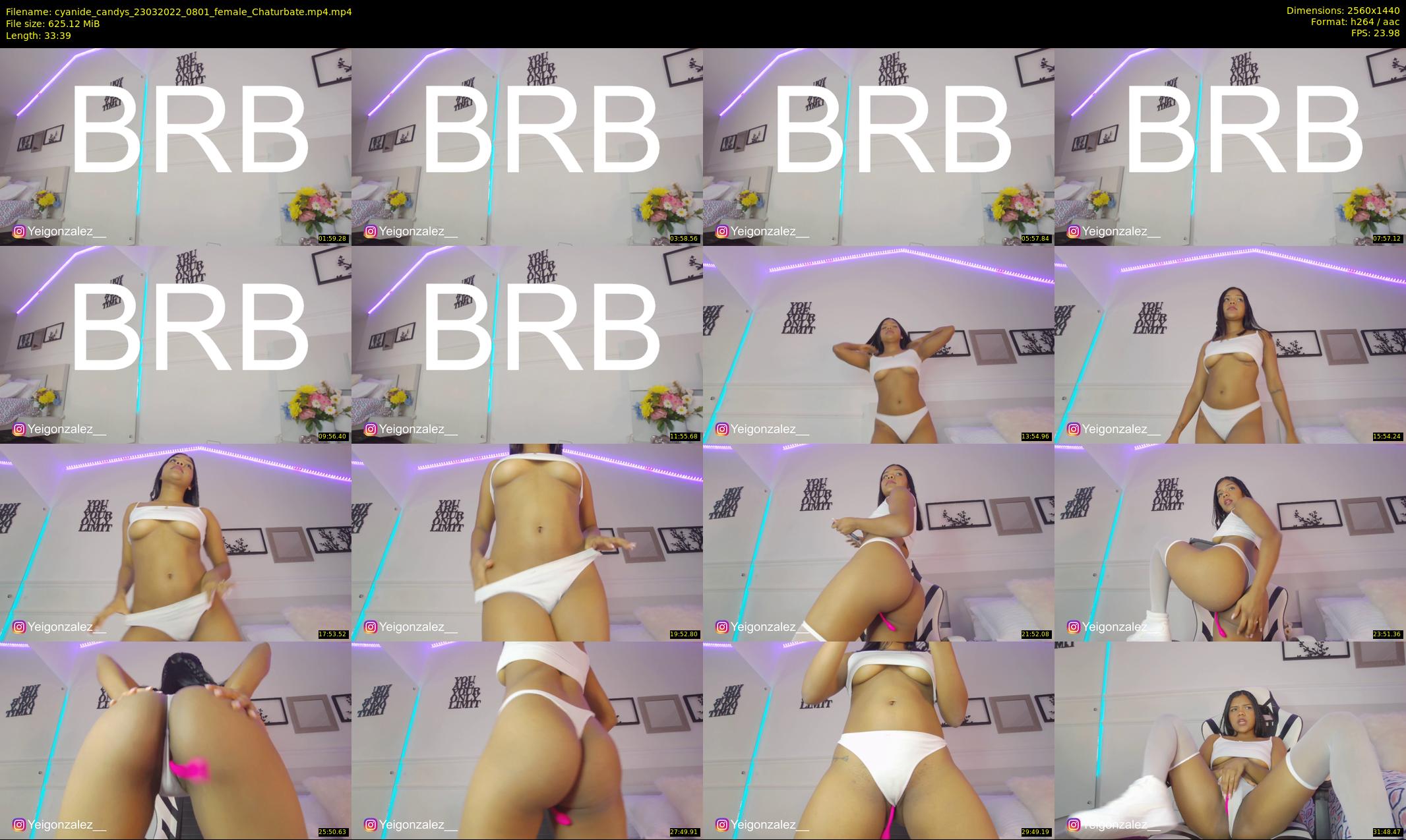 cyanide_candys — 34 minute Chaturbate female cam show recording, 1080p, Mar 23, 2022