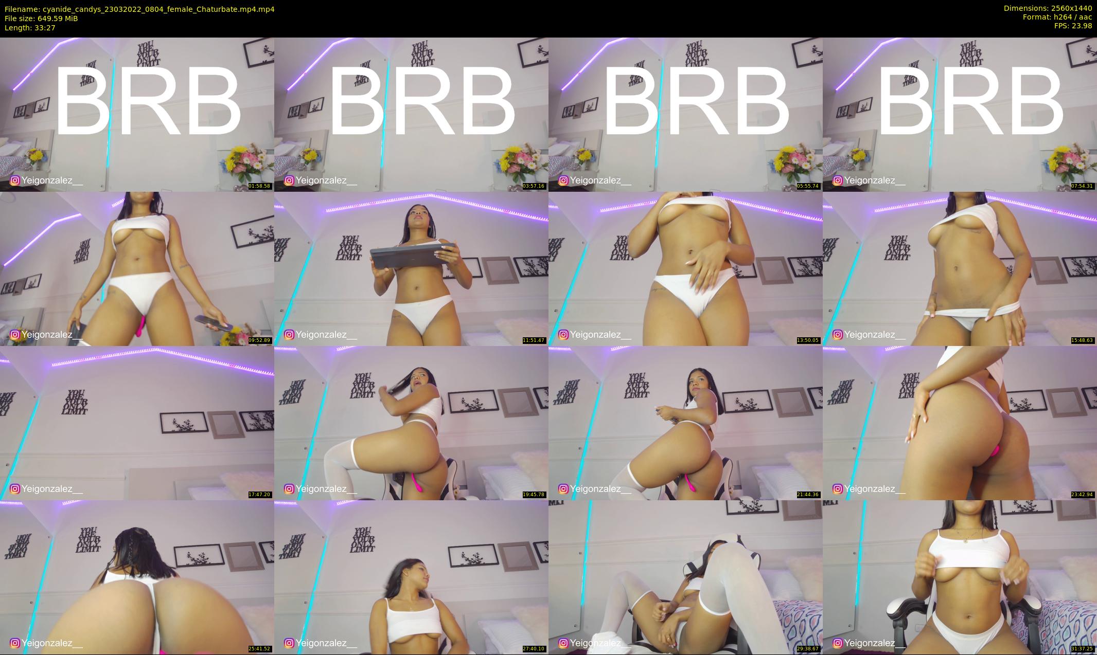 cyanide_candys — 34 minute Chaturbate female cam show recording, 1080p, Mar 23, 2022