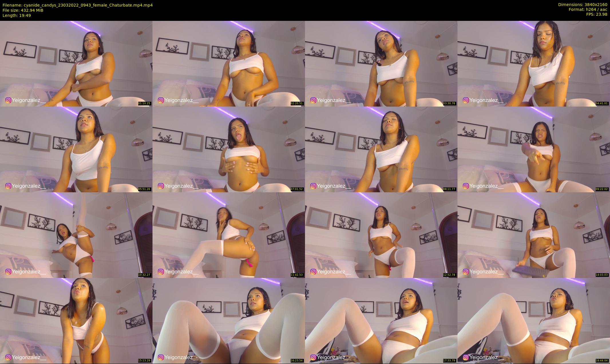 cyanide_candys — 20 minute Chaturbate female cam show recording, 4K, Mar 23, 2022