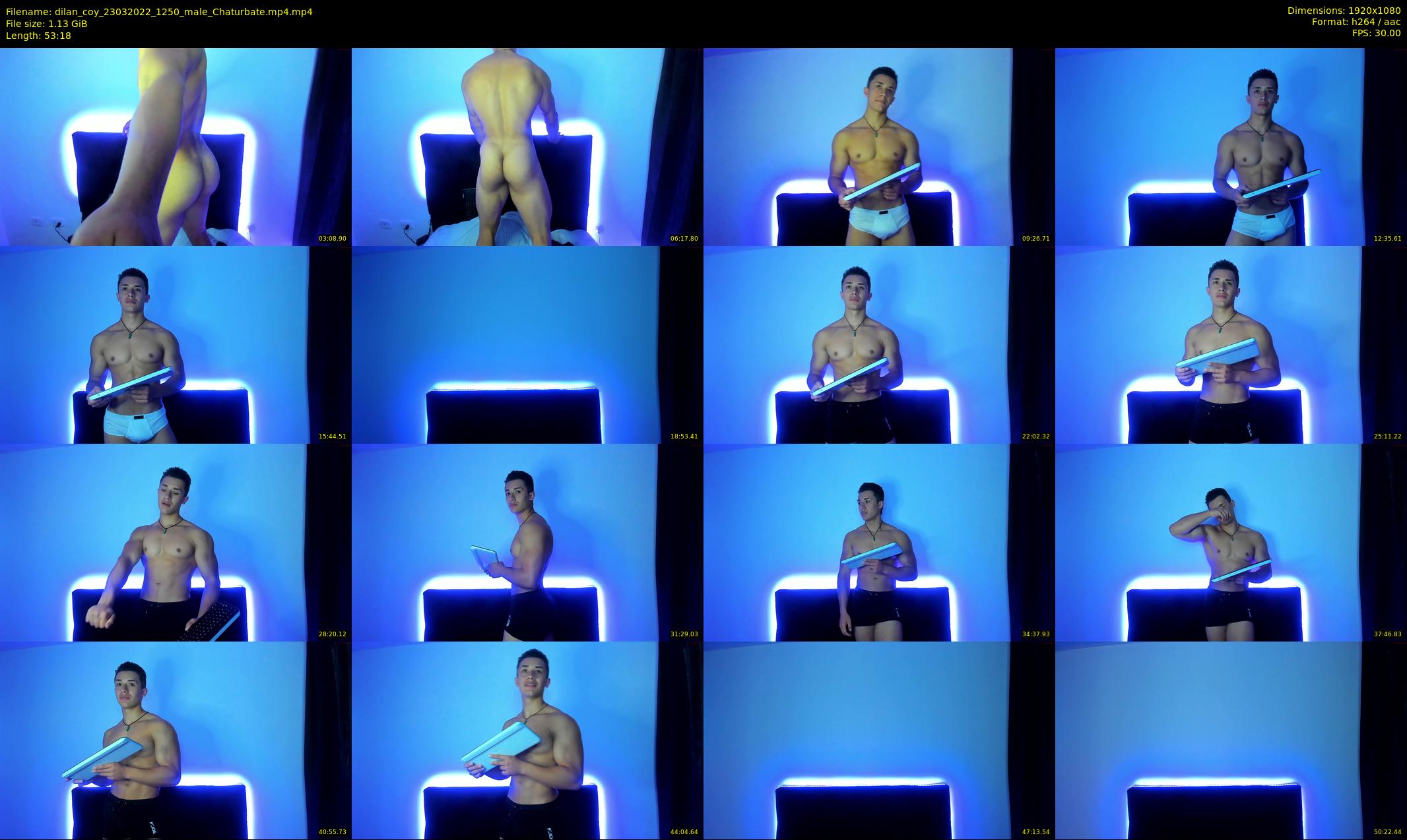 dilan_coy — 54 minute Chaturbate male cam show recording, 1080p, Mar 23, 2022
