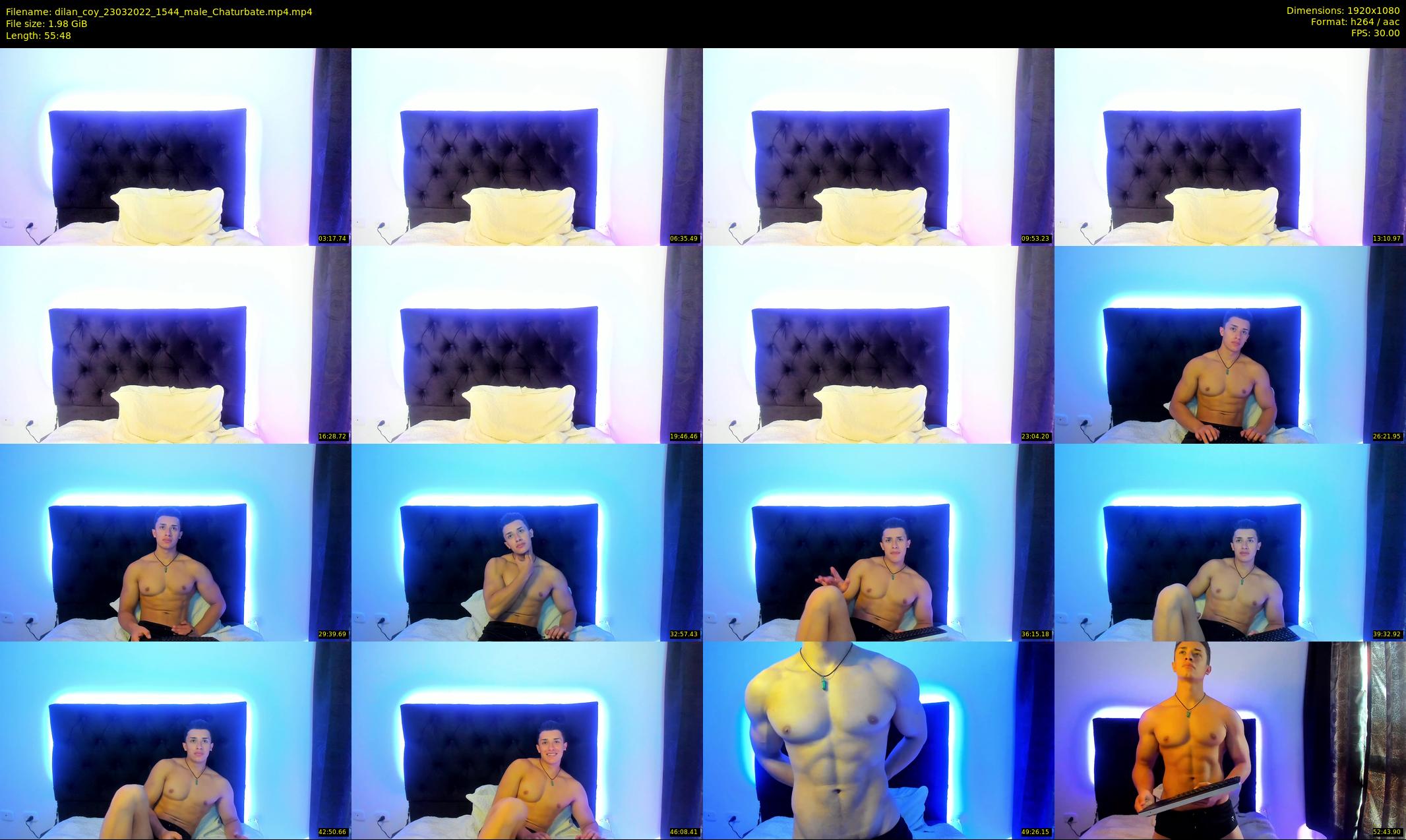 dilan_coy — 56 minute Chaturbate male cam show recording, 1080p, Mar 23, 2022