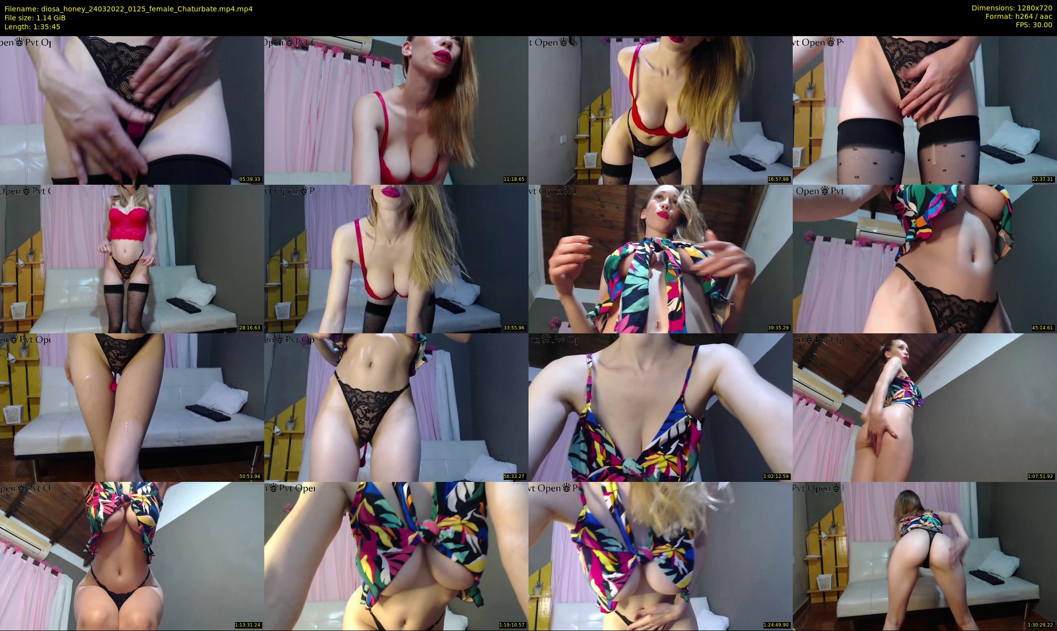 diosa_honey — 96 minute Chaturbate female cam show recording, 720p, Mar 24, 2022