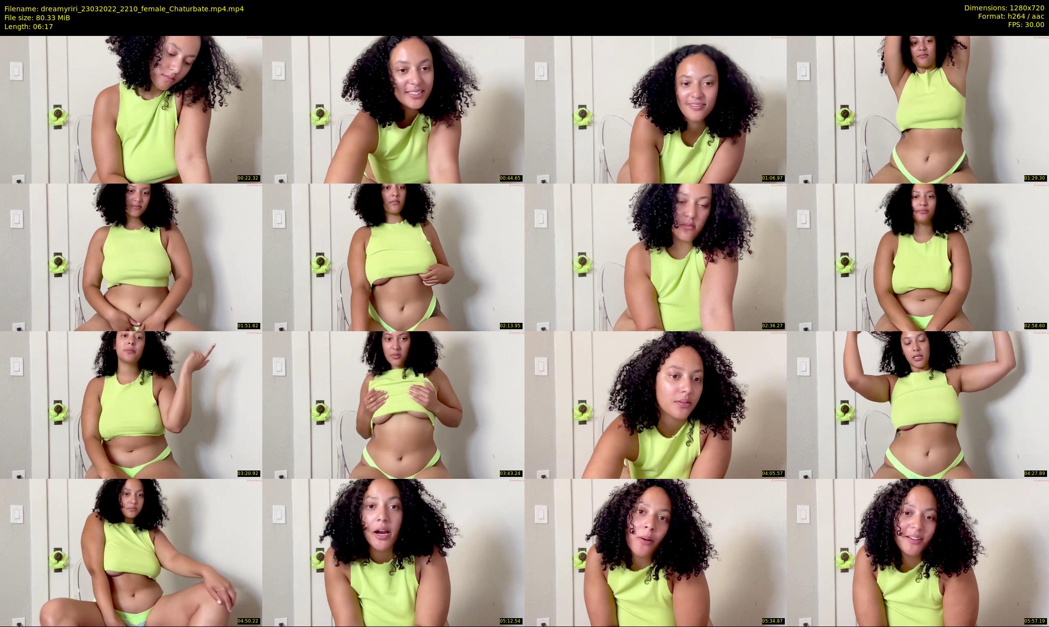 dreamyriri — 7 minute Chaturbate female cam show recording, 720p, Mar 23, 2022