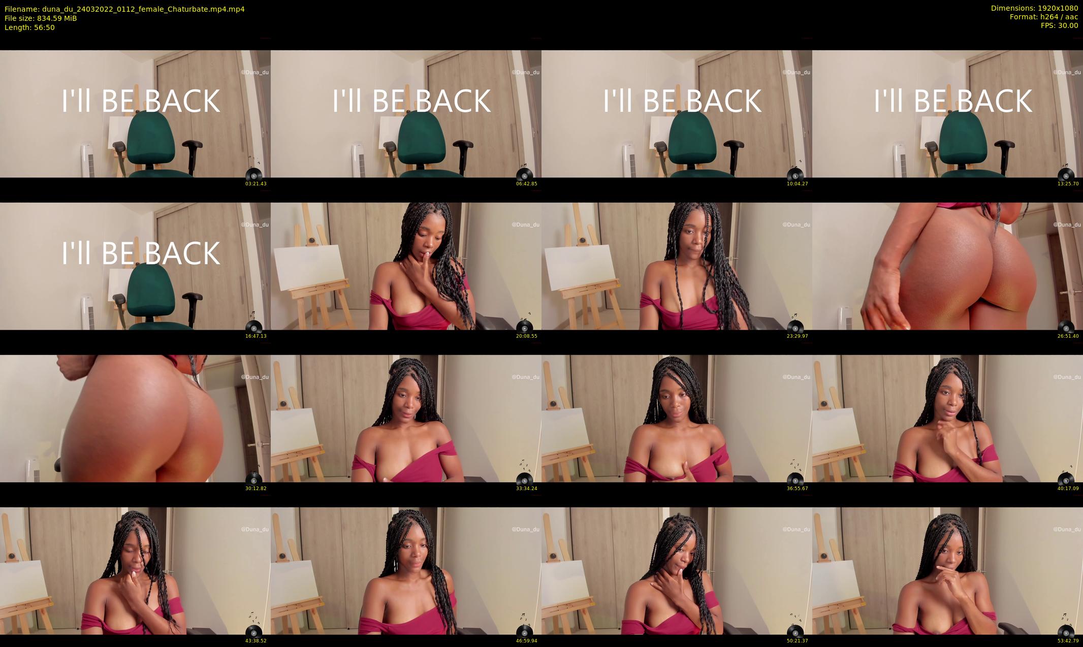 duna_du — 57 minute Chaturbate female cam show recording, 1080p, Mar 24, 2022