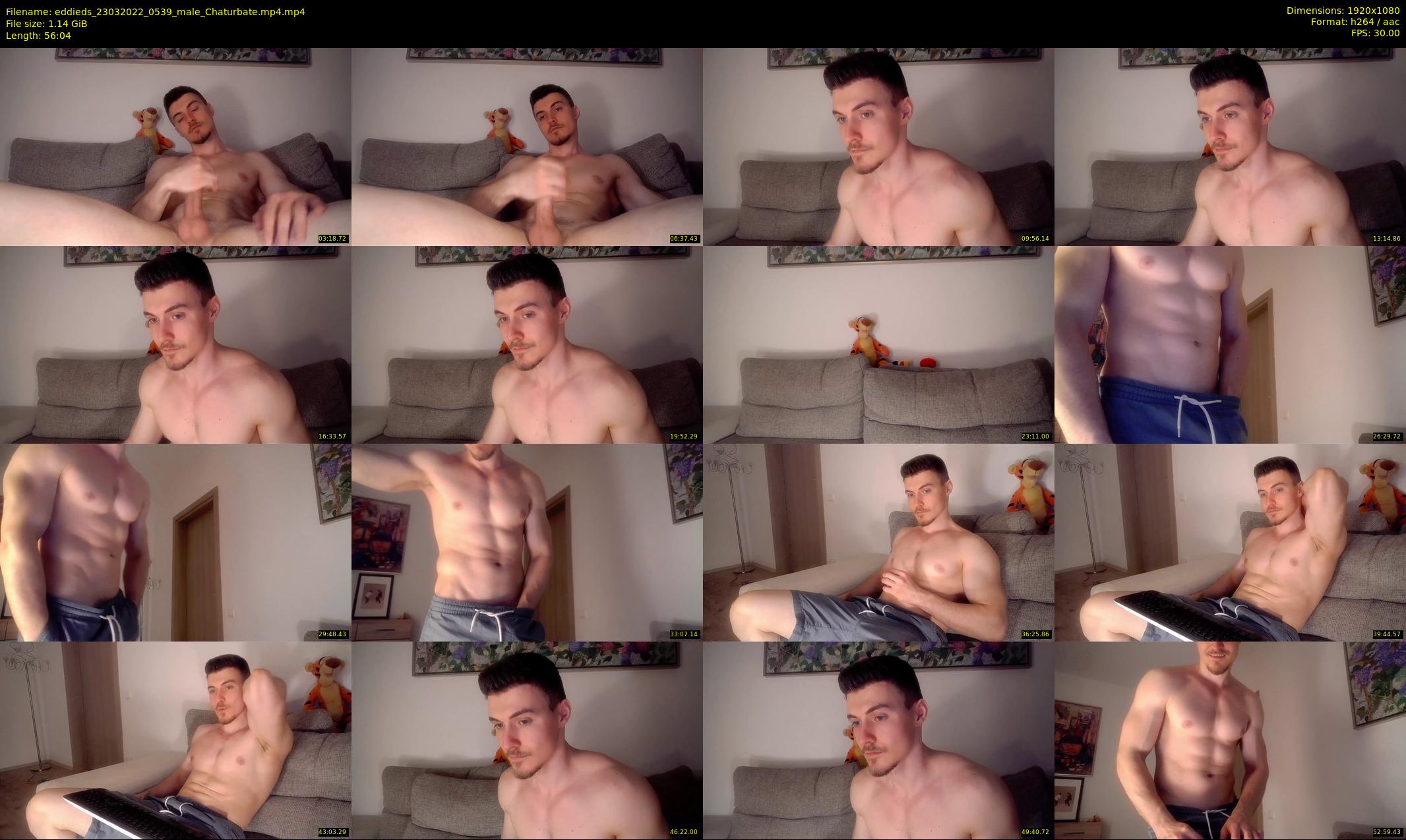 eddieds — 57 minute Chaturbate male cam show recording, 1080p, Mar 23, 2022