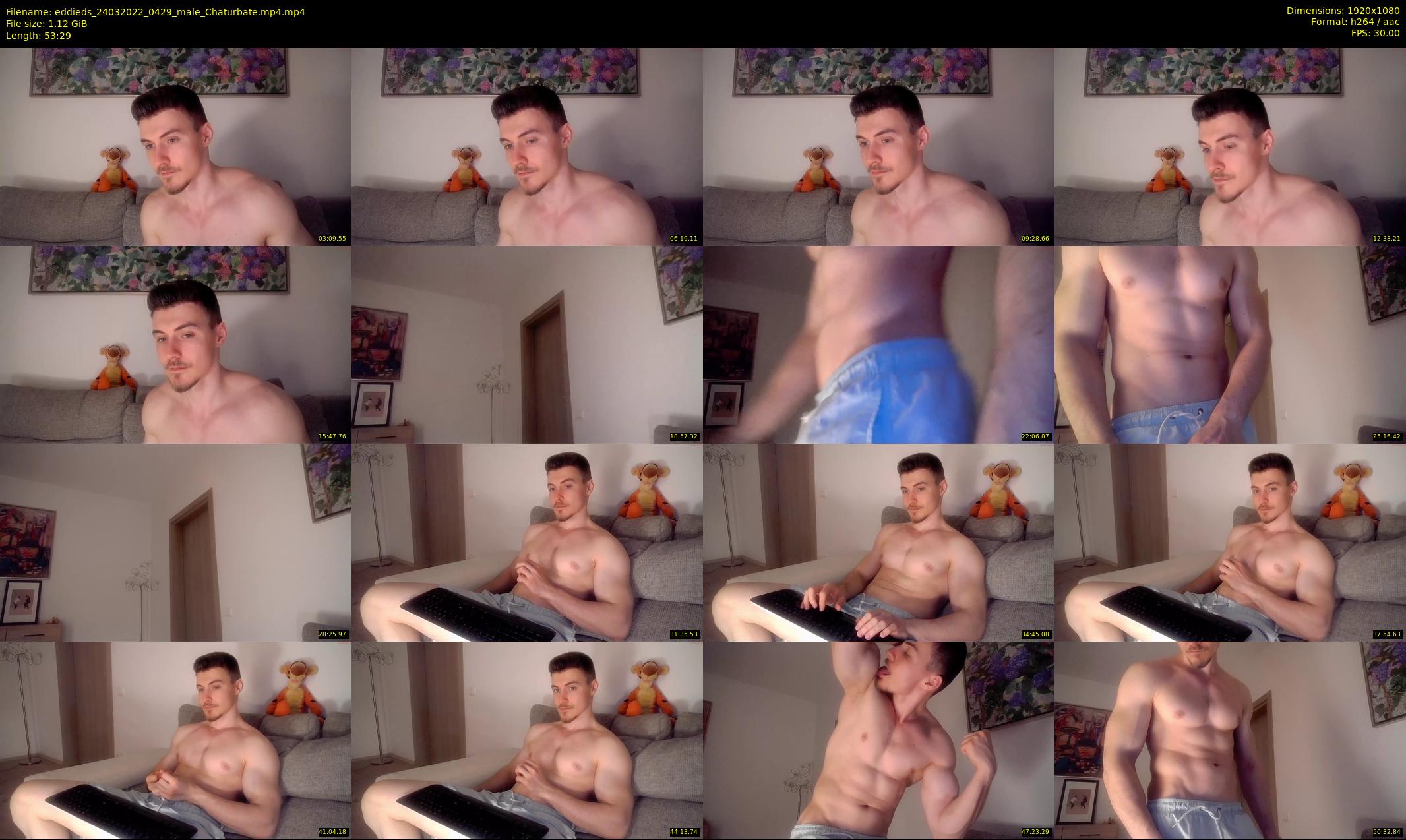eddieds — 54 minute Chaturbate male cam show recording, 1080p, Mar 24, 2022