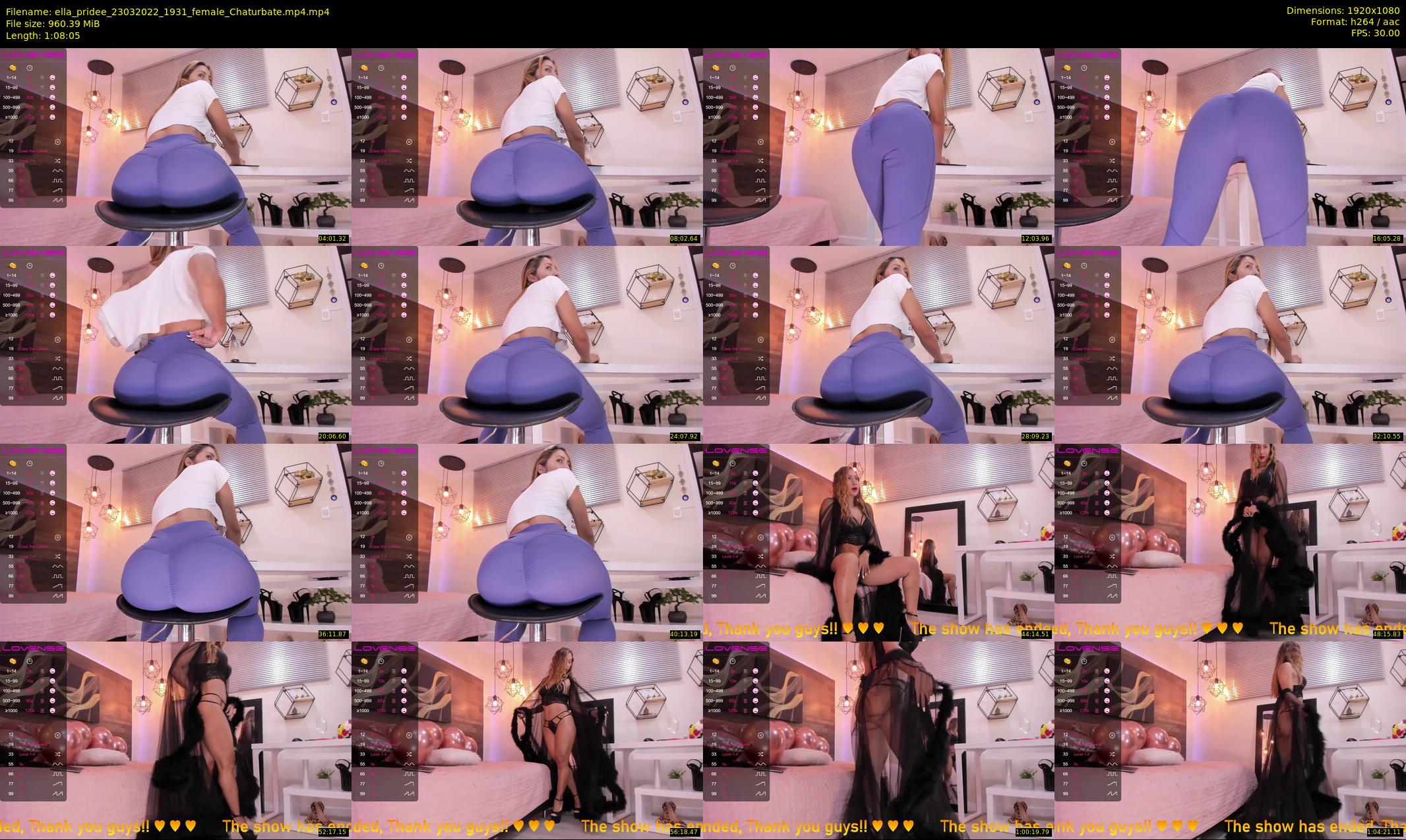 ella_pridee — 69 minute Chaturbate female cam show recording, 1080p, Mar 23, 2022