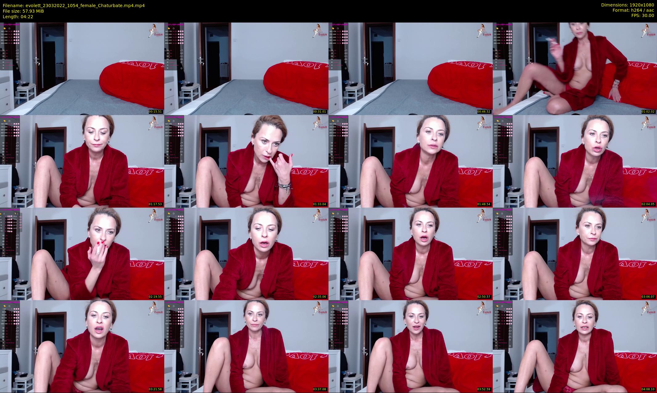 evolett — 5 minute Chaturbate female cam show recording, 1080p, Mar 23, 2022