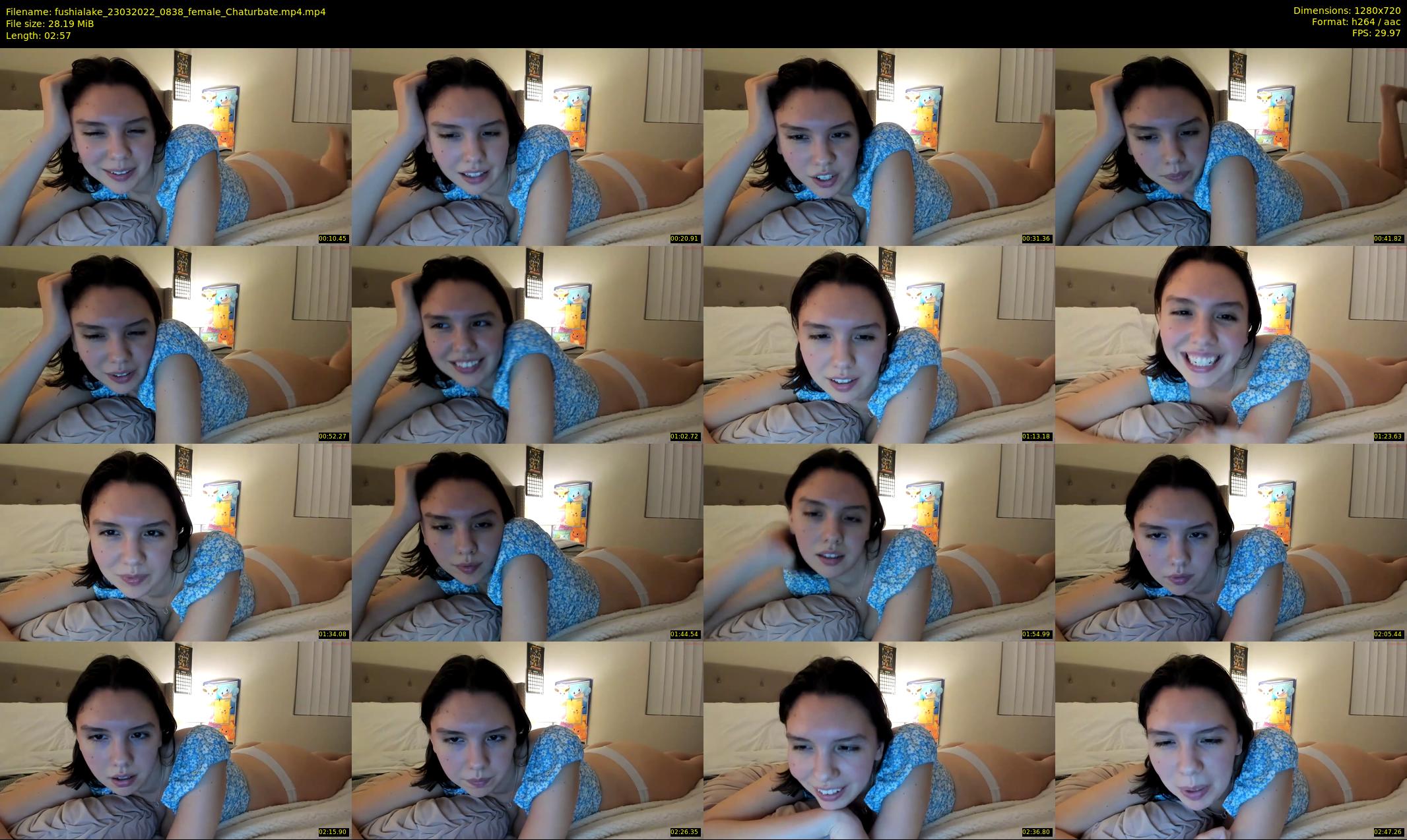 fushialake — 3 minute Chaturbate female cam show recording, 720p, Mar 23, 2022