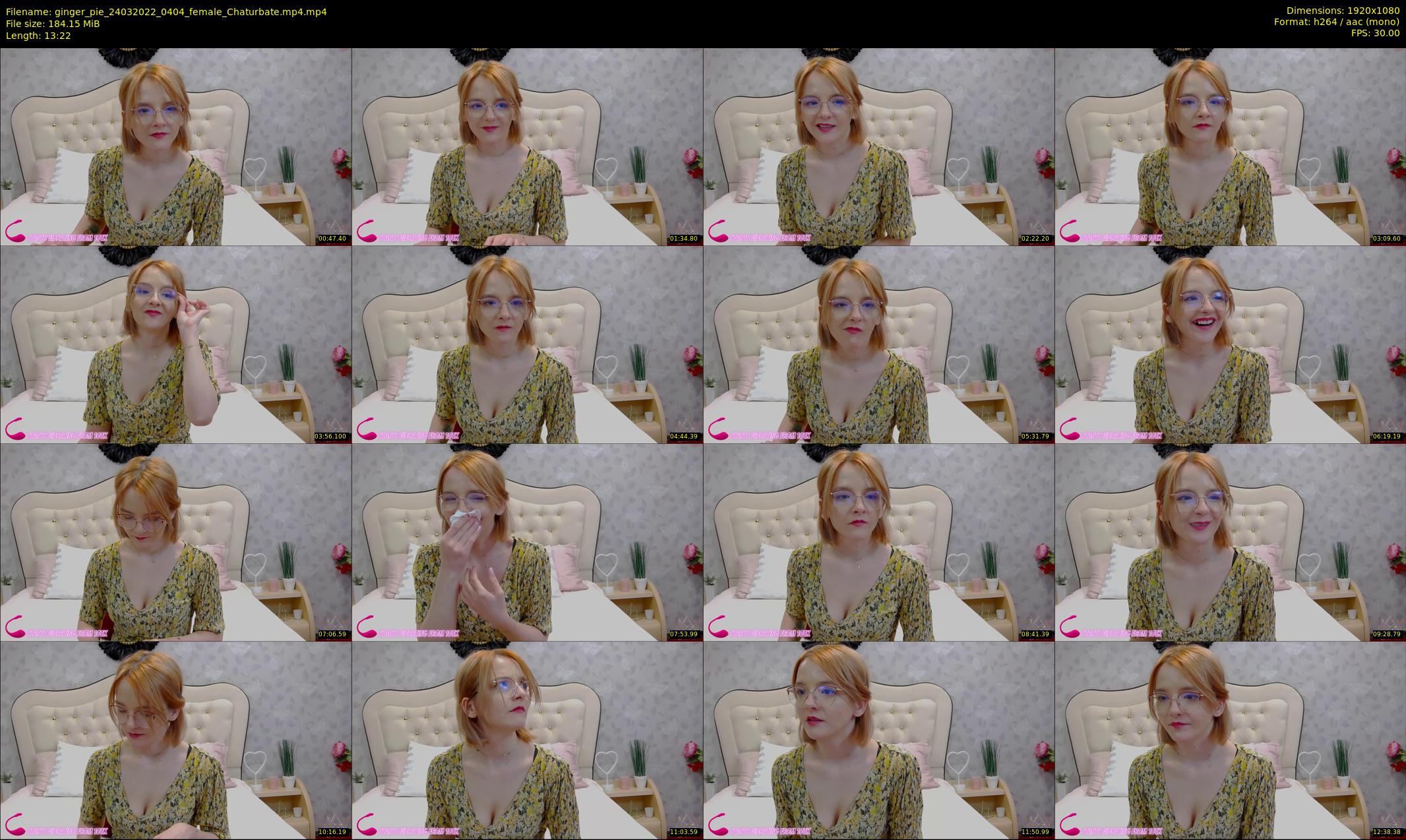 ginger_pie — 14 minute Chaturbate female cam show recording, 1080p, Mar 24, 2022