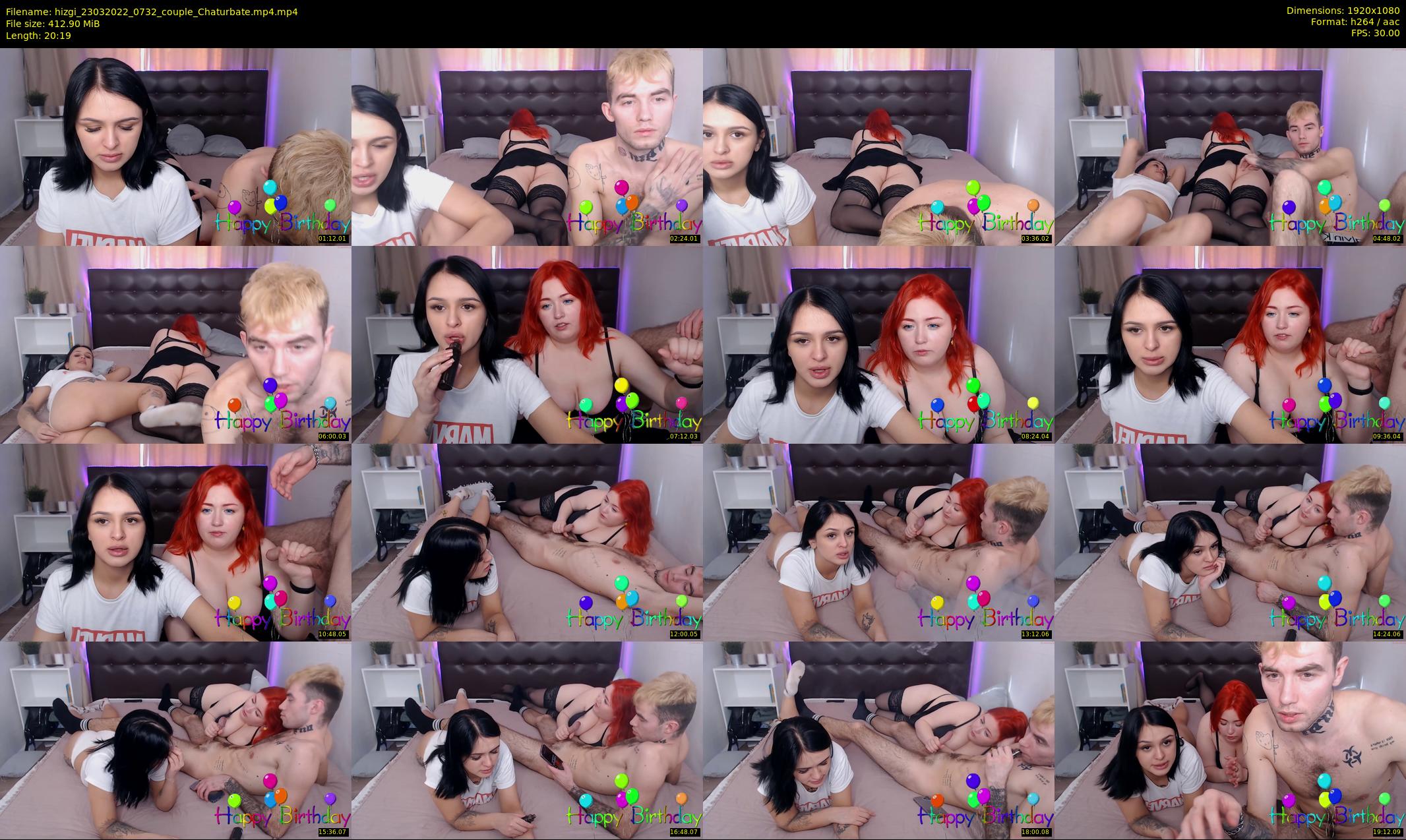 hizgi — 21 minute Chaturbate couple cam show recording, 1080p, Mar 23, 2022
