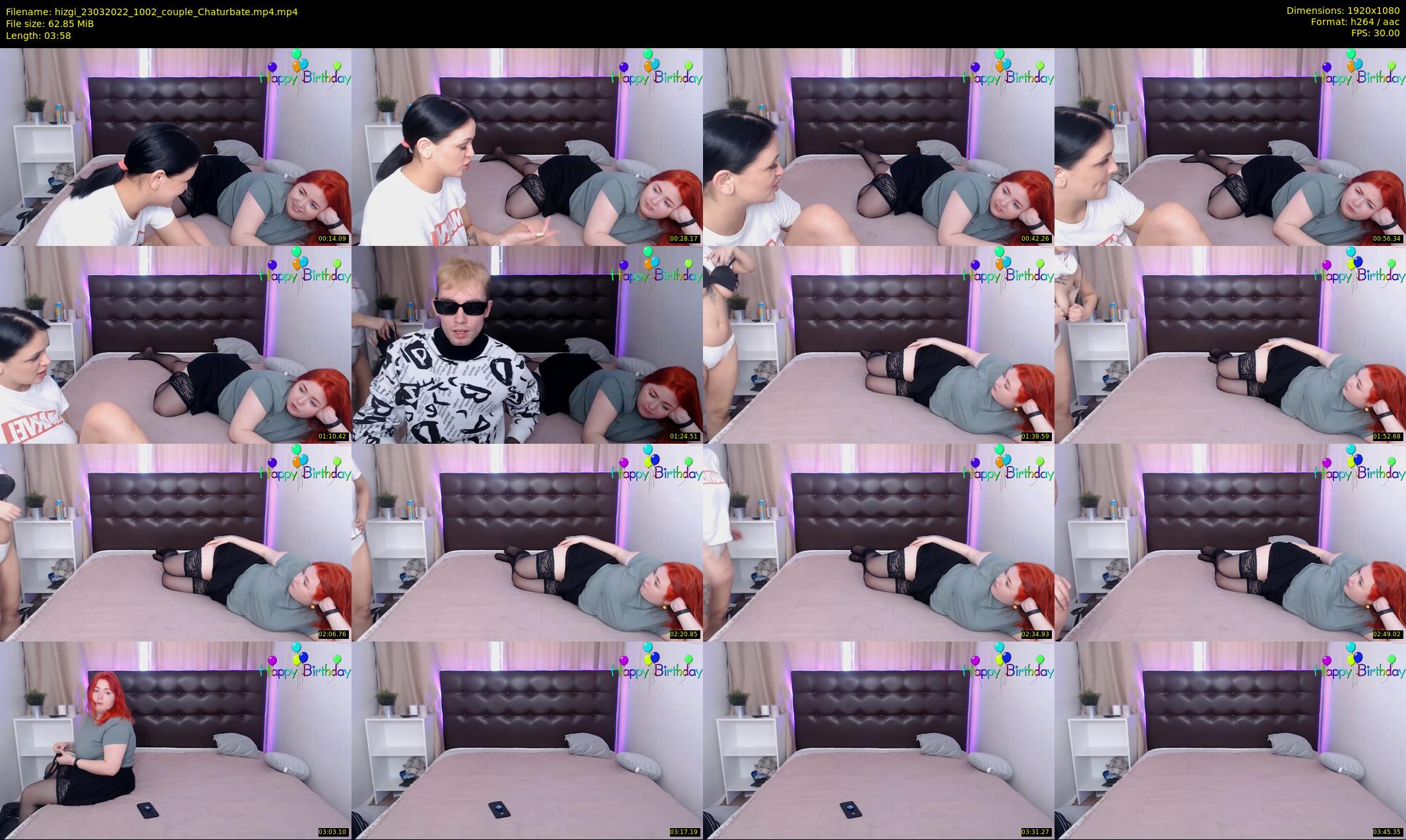 hizgi — 4 minute Chaturbate couple cam show recording, 1080p, Mar 23, 2022