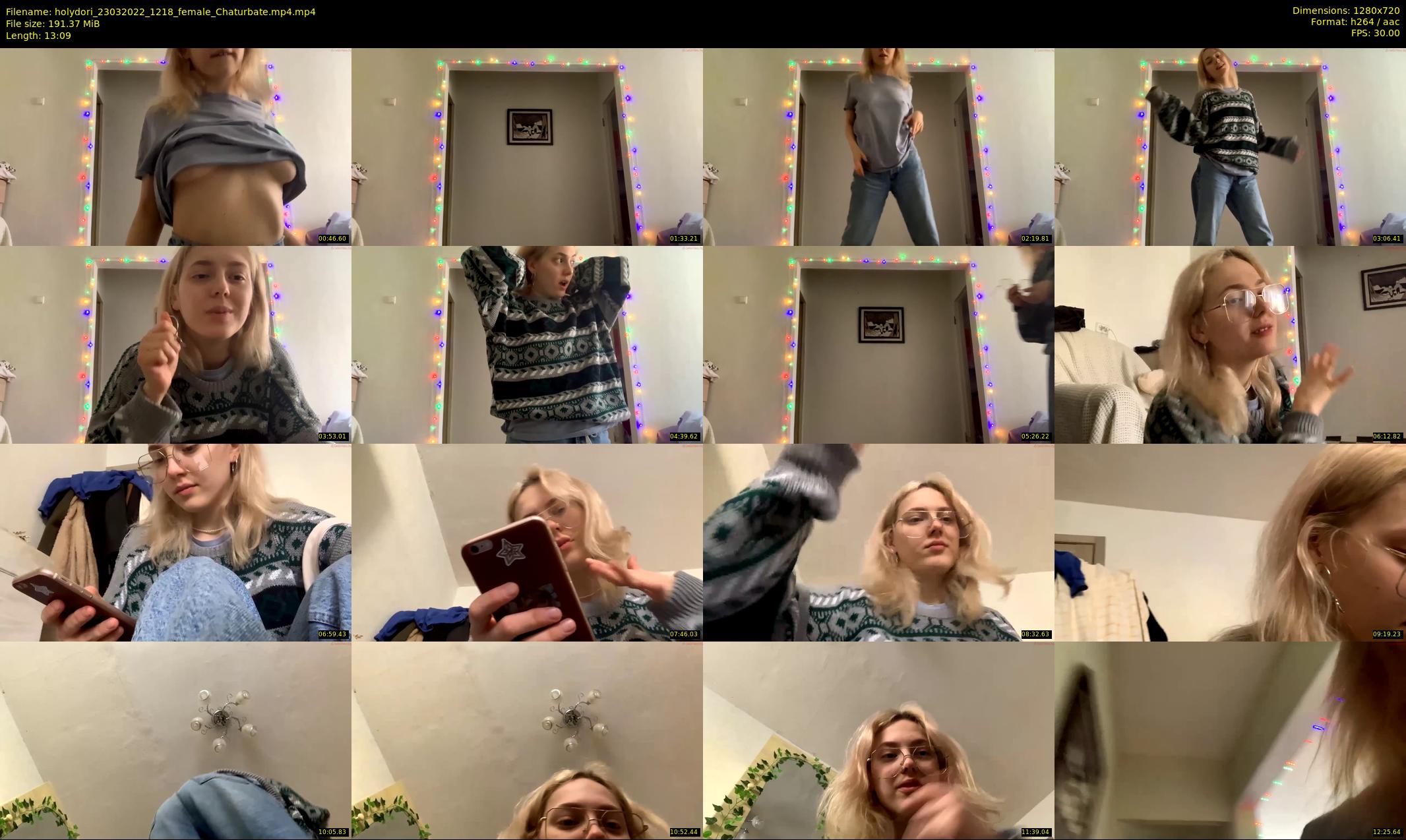 holydori — 14 minute Chaturbate female cam show recording, 720p, Mar 23, 2022