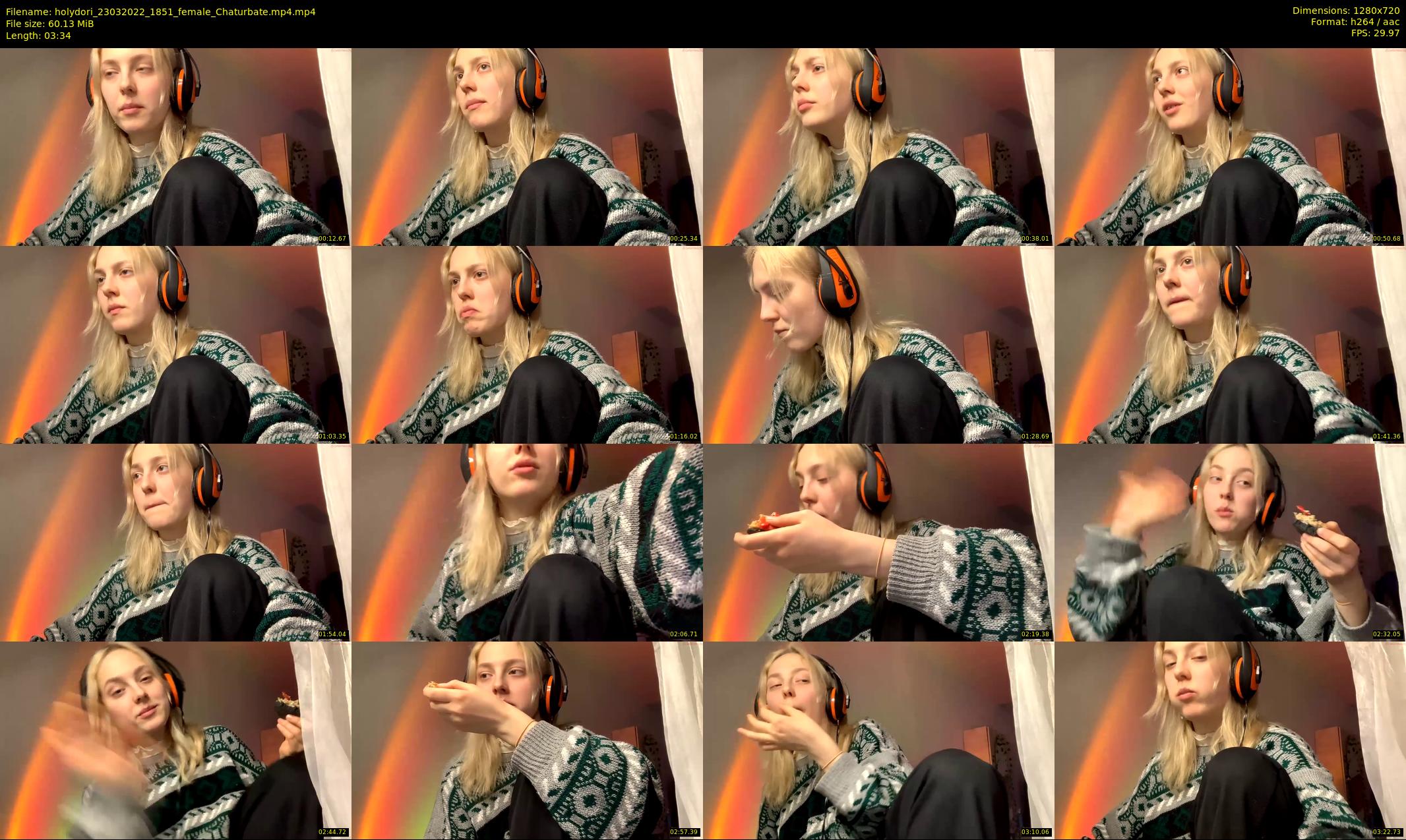 holydori — 4 minute Chaturbate female cam show recording, 720p, Mar 23, 2022