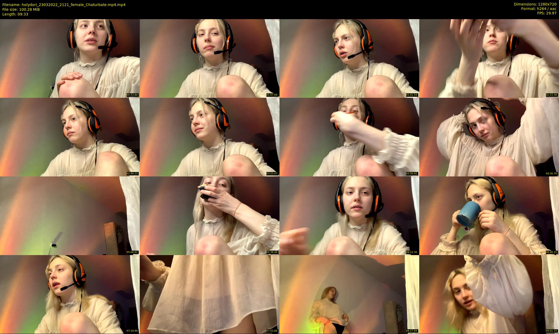 holydori — 10 minute Chaturbate female cam show recording, 720p, Mar 23, 2022