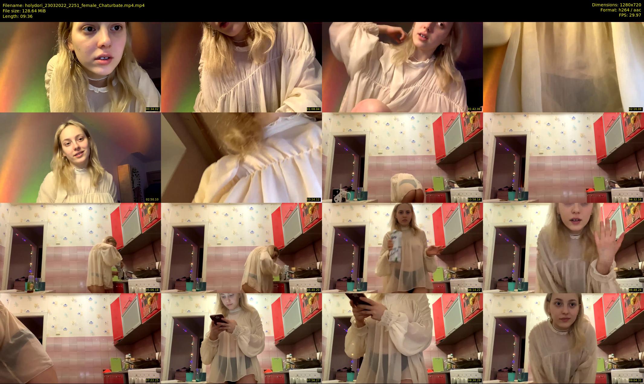 holydori — 10 minute Chaturbate female cam show recording, 720p, Mar 23, 2022