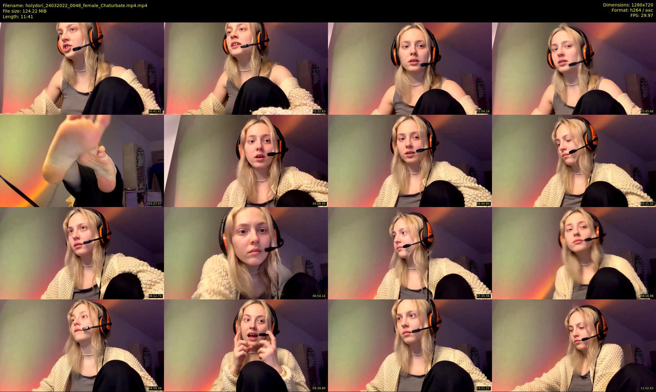 holydori — 12 minute Chaturbate female cam show recording, 720p, Mar 24, 2022