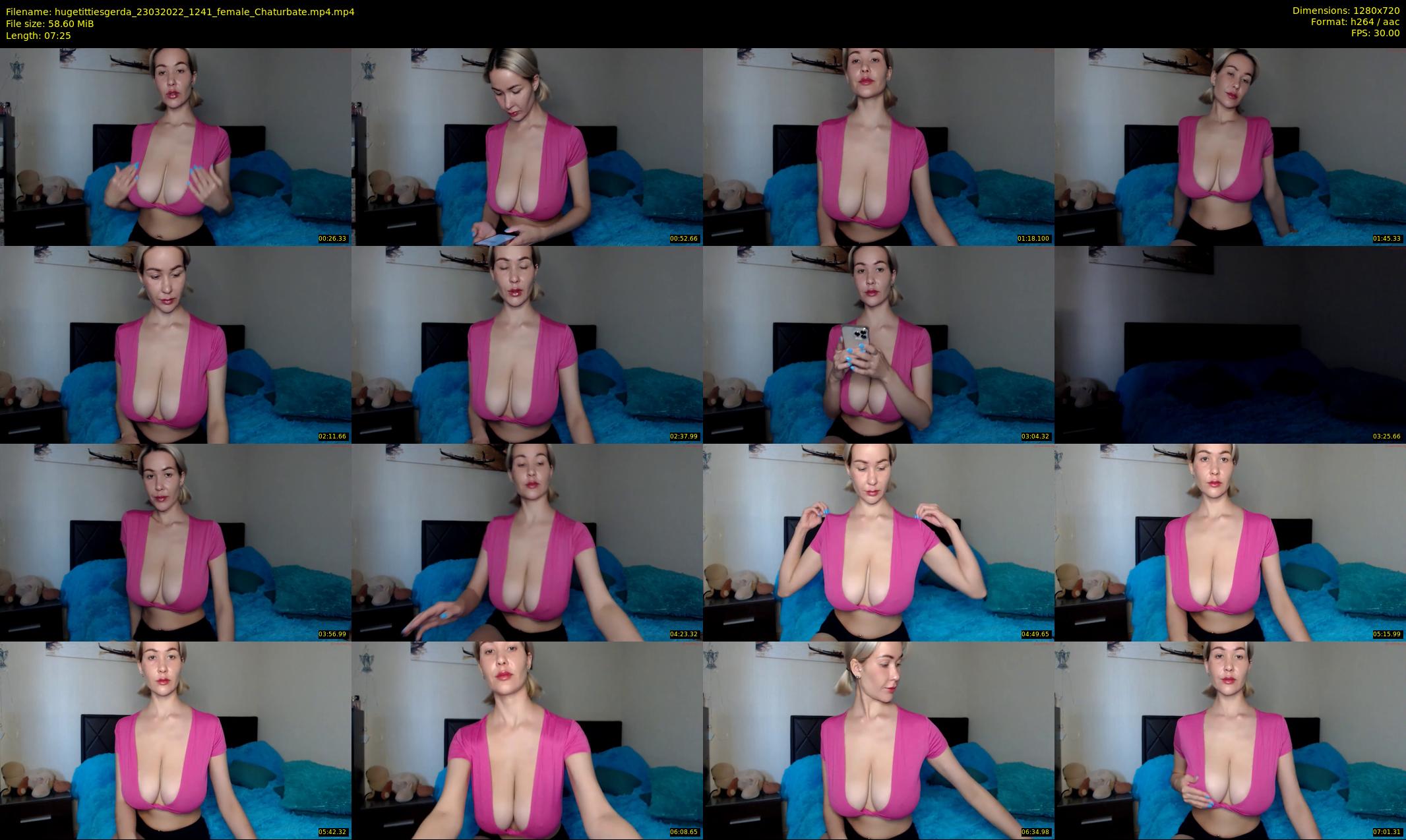 hugetittiesgerda — 8 minute Chaturbate female cam show recording, 720p, Mar 23, 2022