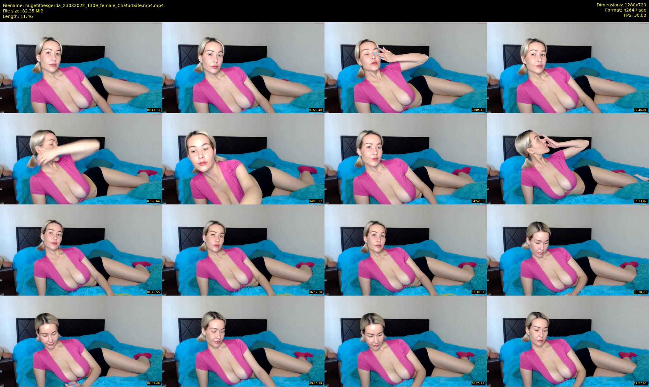 hugetittiesgerda — 12 minute Chaturbate female cam show recording, 720p, Mar 23, 2022