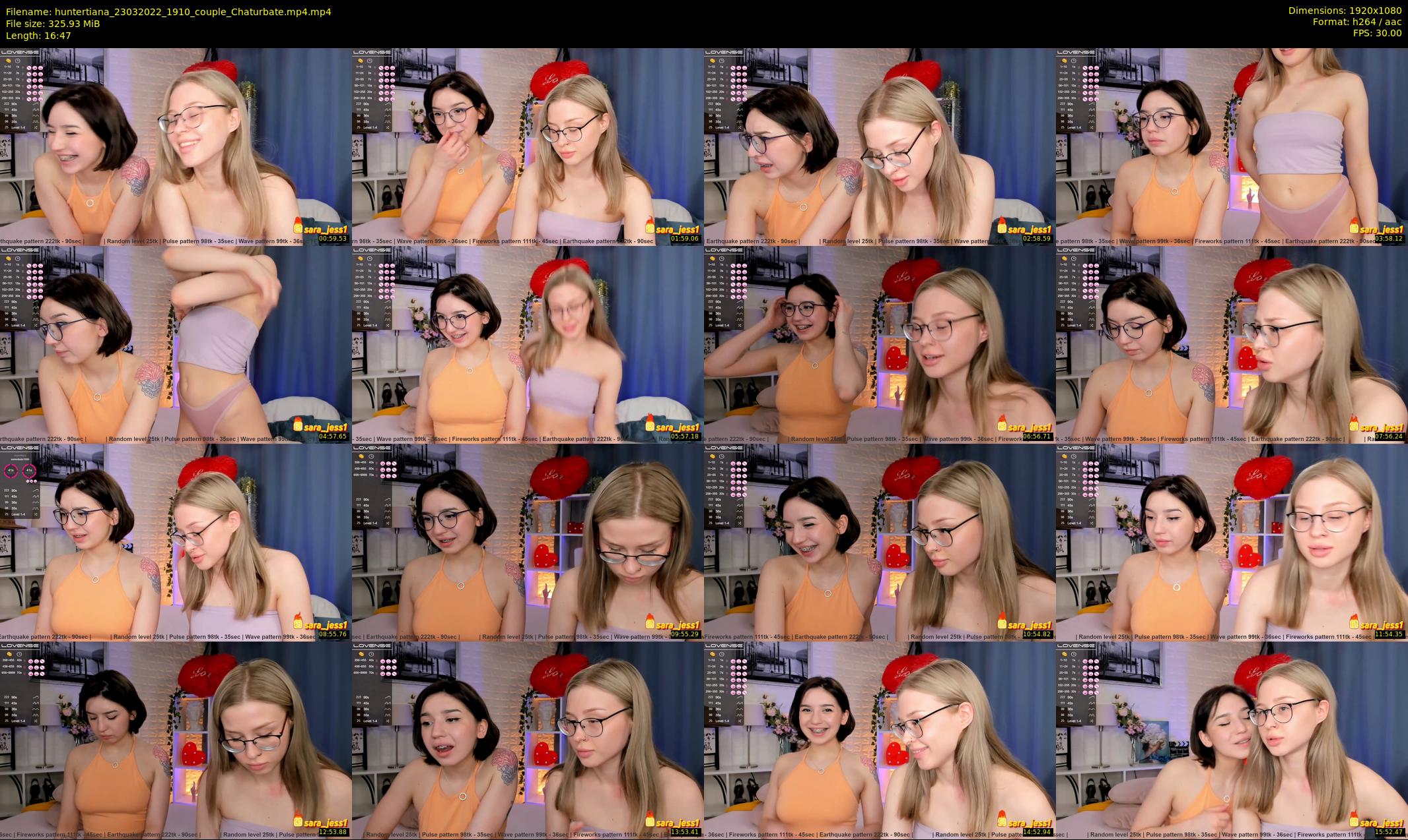 huntertiana — 17 minute Chaturbate female cam show recording, 1080p, Mar 23, 2022