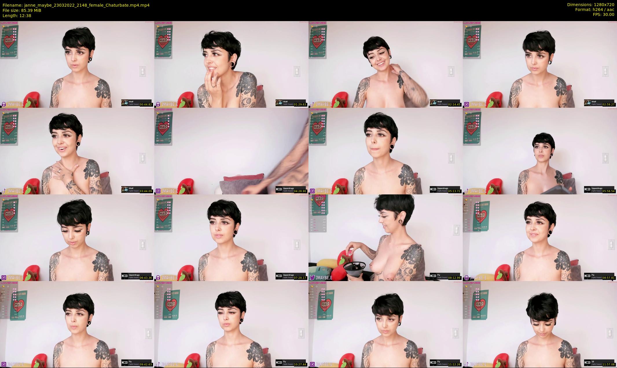 janne_maybe — 13 minute Chaturbate female cam show recording, 720p, Mar 23, 2022
