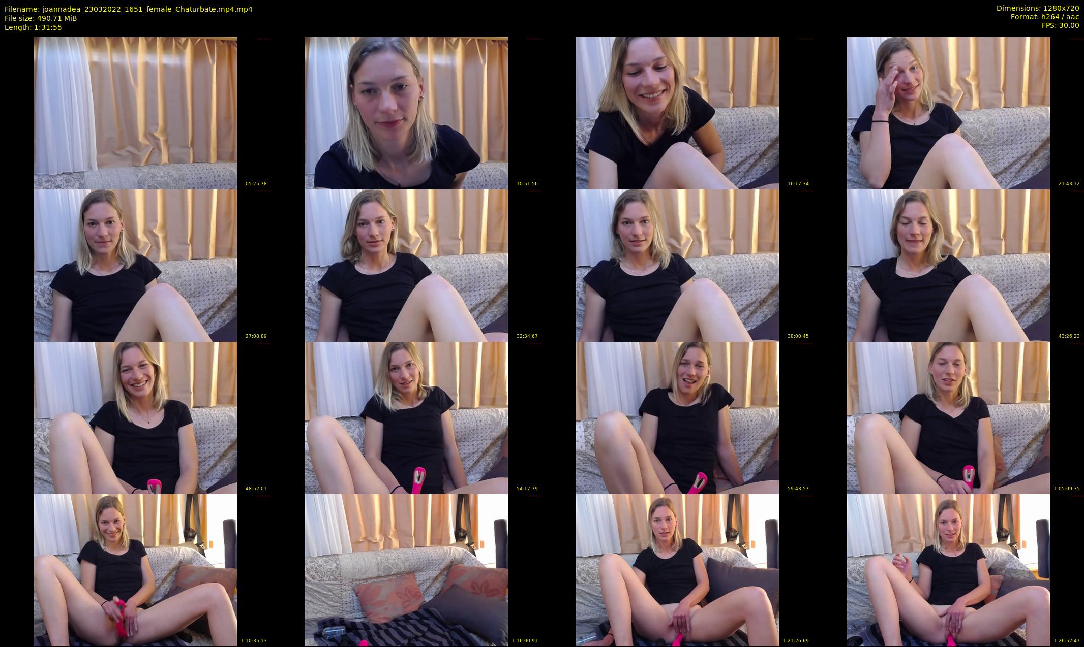 joannadea — 92 minute Chaturbate female cam show recording, 720p, Mar 23, 2022